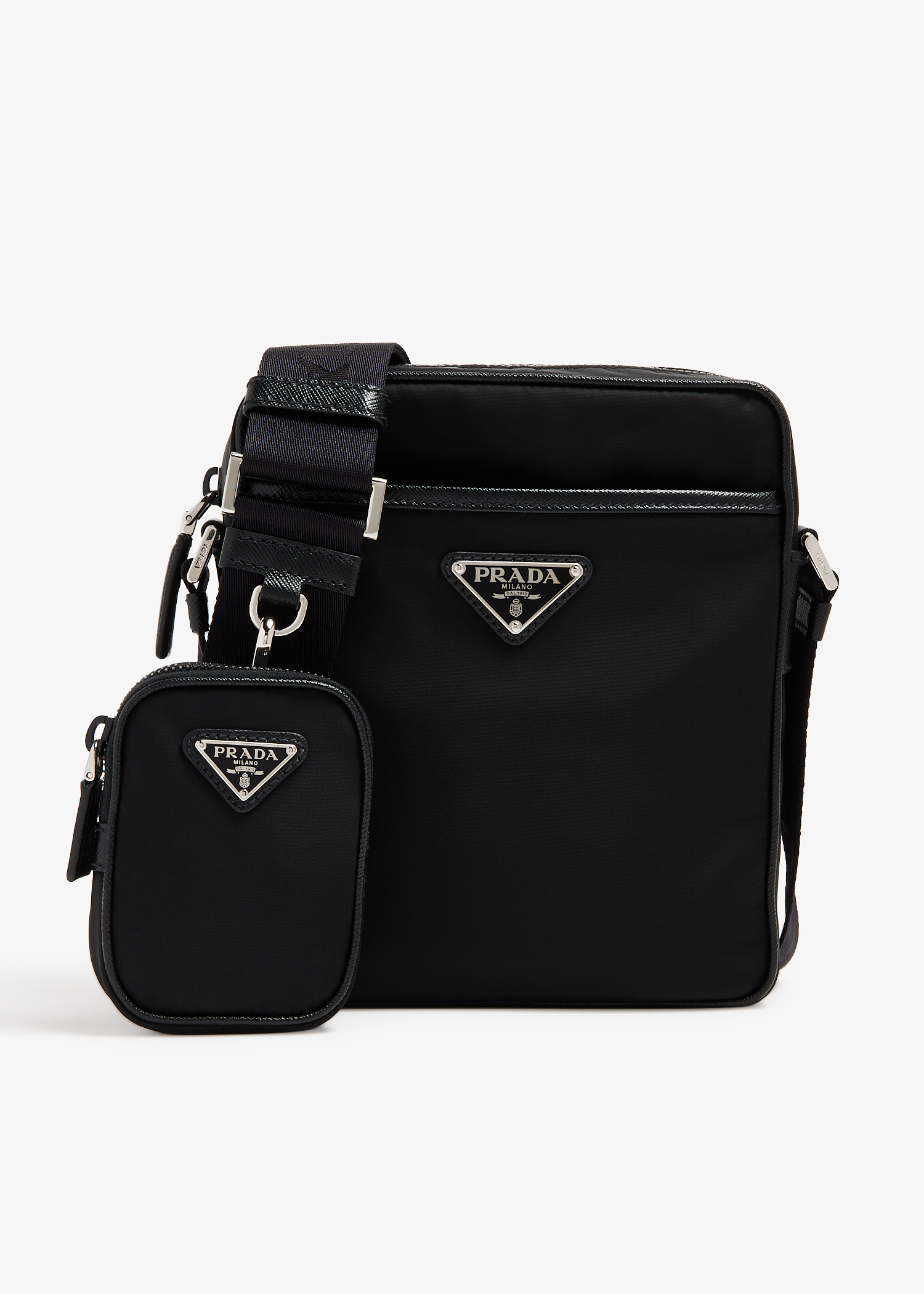 Prada Re-Nylon shoulder bag for Men - Black in UAE | Level Shoes