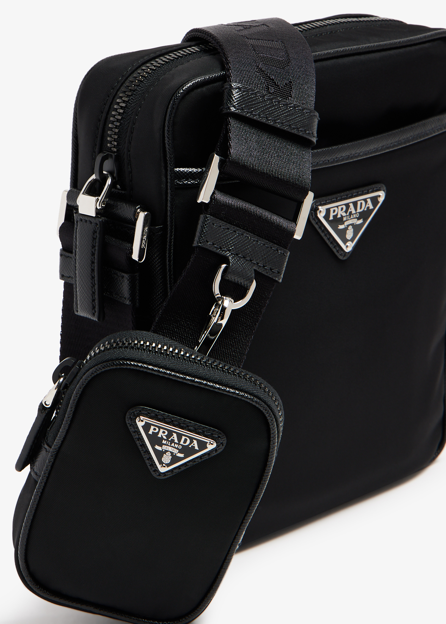 Prada Re-Nylon shoulder bag for Men - Black in UAE | Level Shoes
