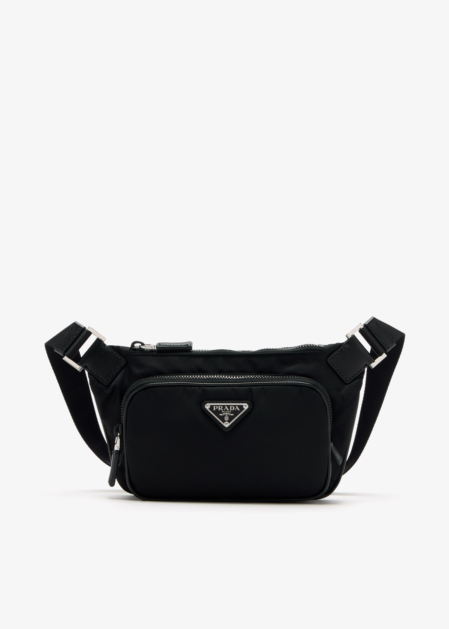 バッグ PRADA / Nylon & Leather Buckle Shoulder re-nylon-shoulder-bag.jpg