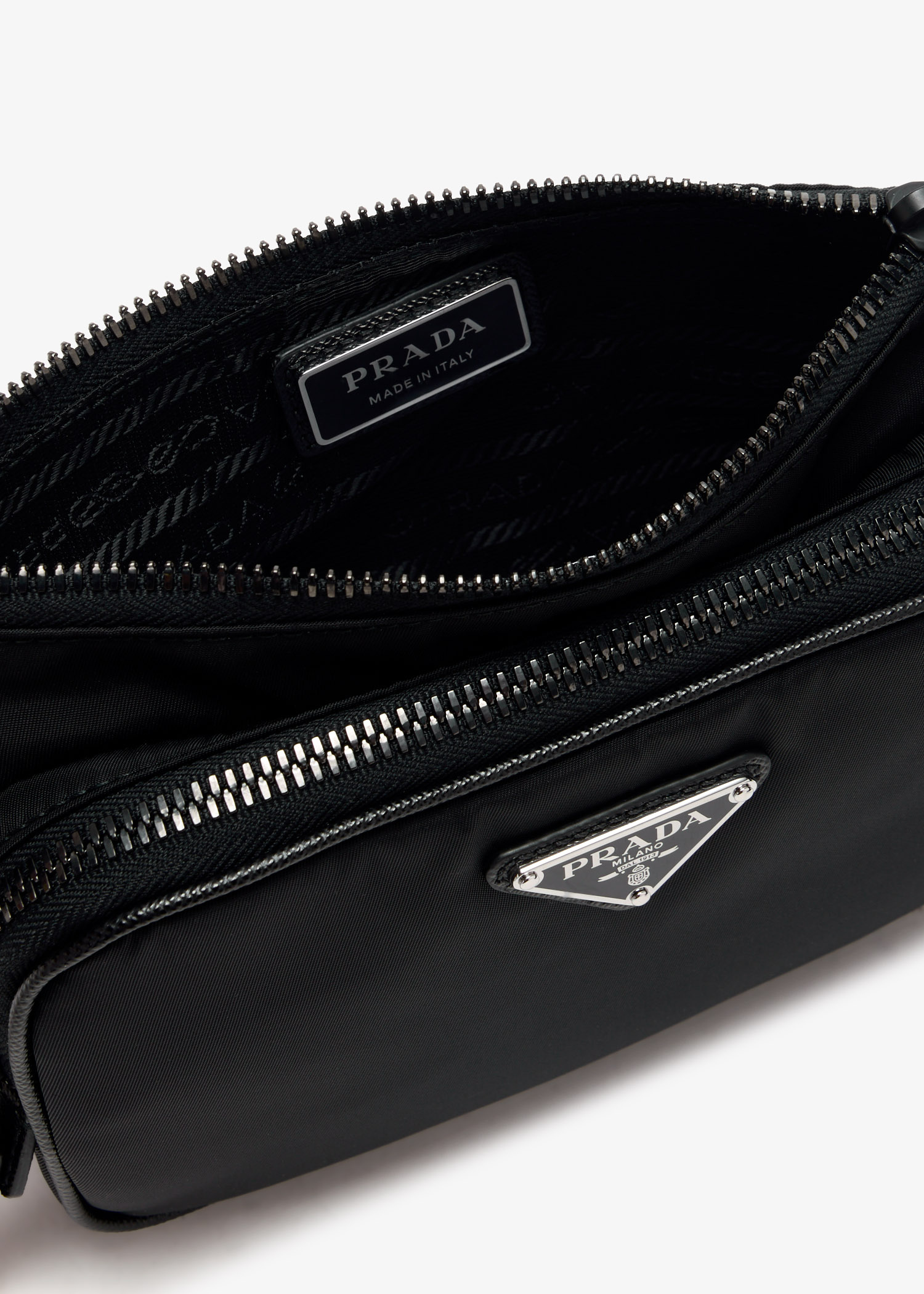 Prada Re-Nylon and Saffiano leather shoulder bag for Men
