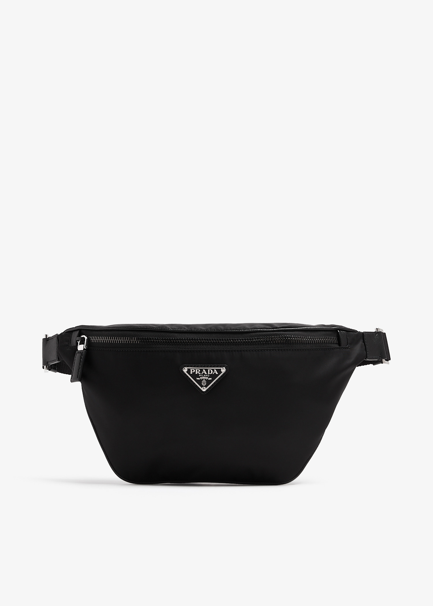 VIP【関税送料無料】希少 Prada Re-Nylon and Saffiano belt bag Prada Re-nylon And Saffiano Leather Belt Bag Nylon Black SHW