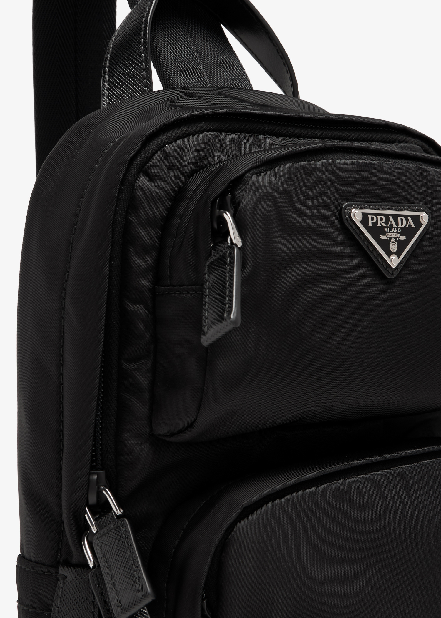 バッグ PRADA backpack nylon black Prada Re-Nylon and Saffiano Leather Backpack | Saks Fifth Avenue