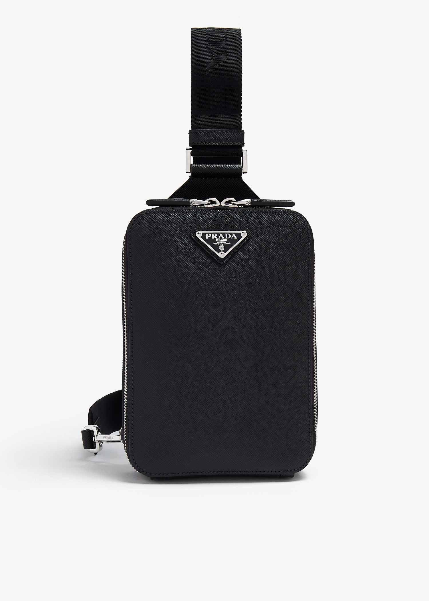 Prada Brique Saffiano leather bag for Men - Black in UAE