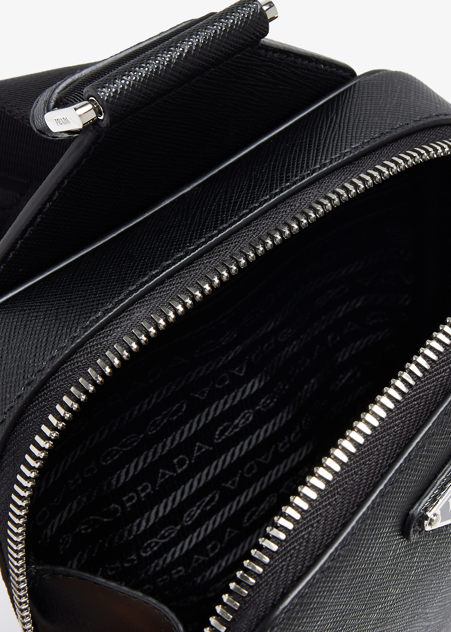 Prada Brique Saffiano leather bag for Men - Black in UAE | Level Shoes