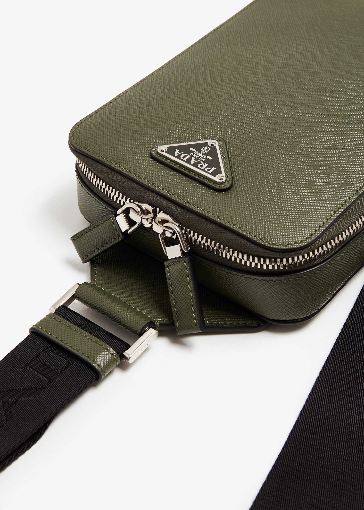 Prada Brique Saffiano leather bag for Men - Green in UAE