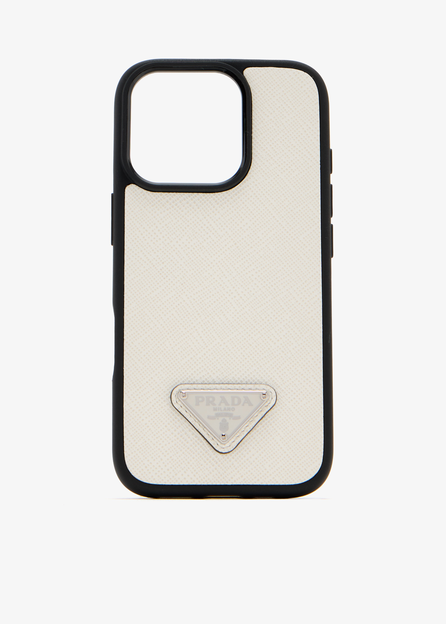PRADA iPhoneケース 13pro NAFS Compatible Prada | Unisex Plain Leather Logo iPhone 13