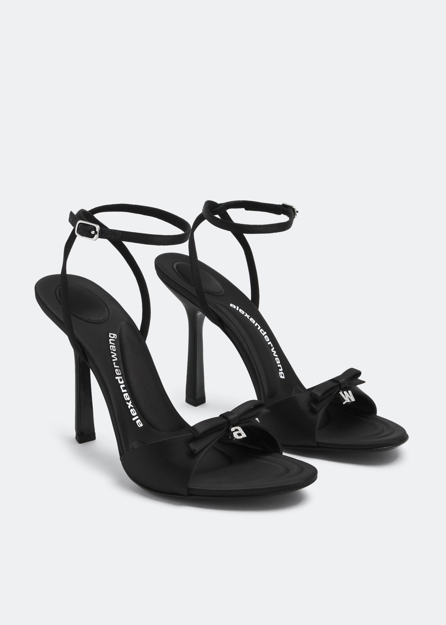 サンダル・ミュール Alexander Wang Dahlia 105 Pumps in Black Lycra Alexander Wang Dahlia 105 bow sandals for Women - Black in