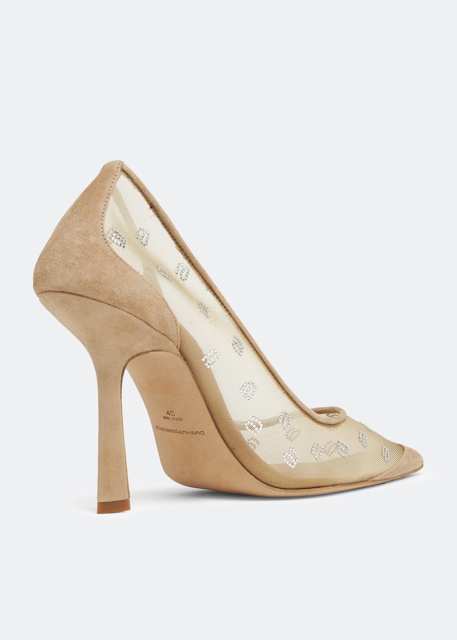Alexander wang delphine 105 女士高跟鞋- 米色阿联酋| level shoes