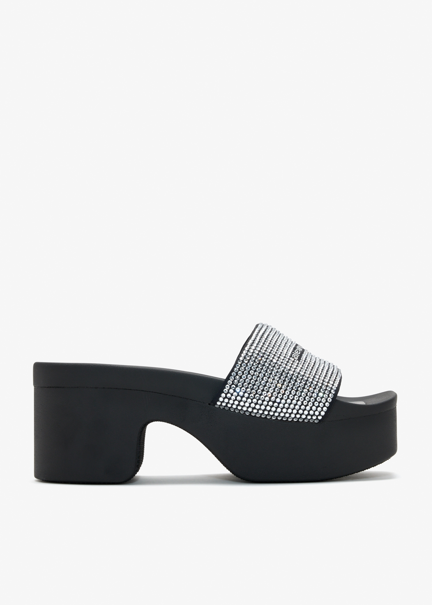 Alexander Wang Hotfix platform sandals for Women - Black in UAE