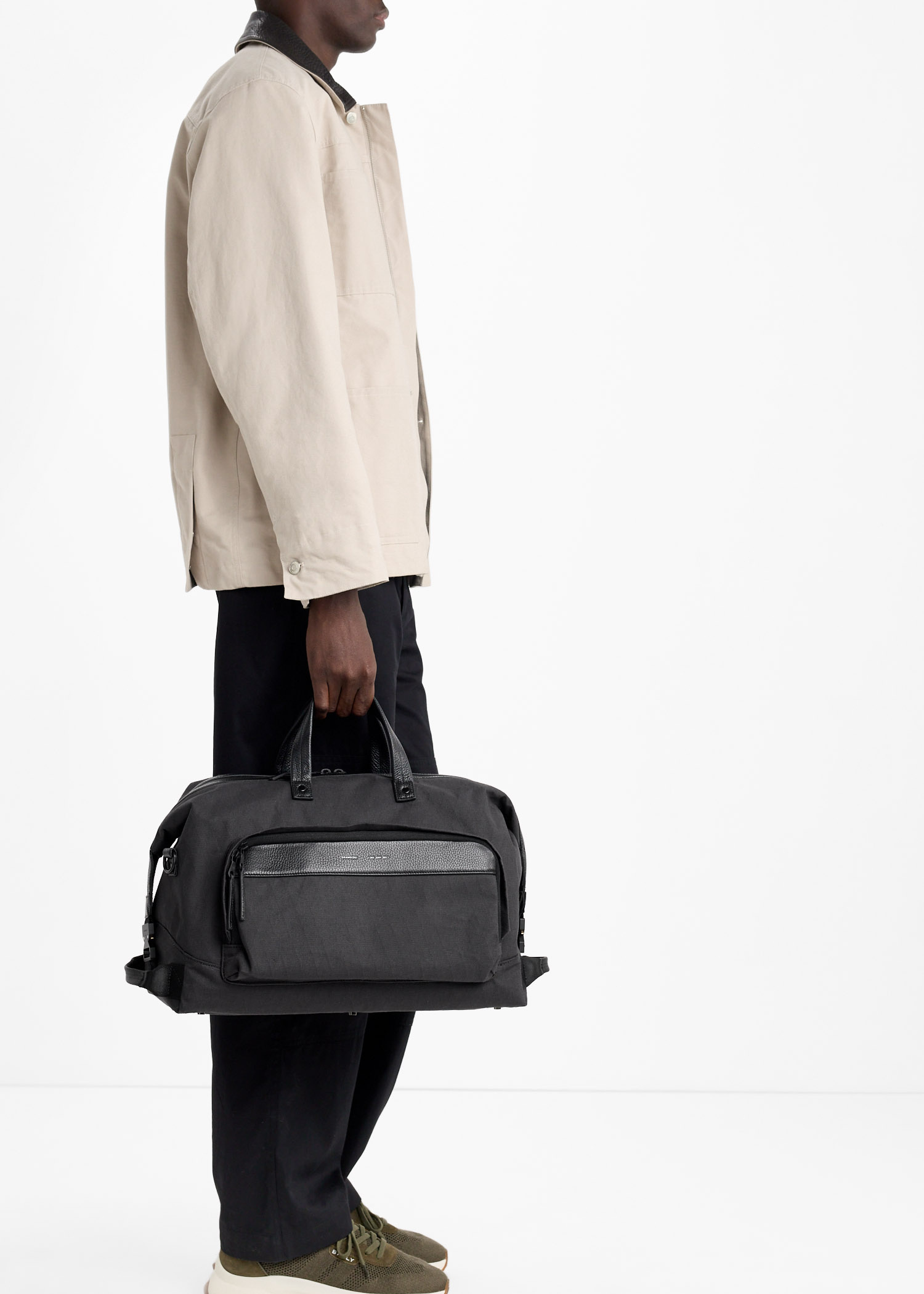 GRAMS28 303 Adventure duffle bag for Men - Black in UAE | Level Shoes