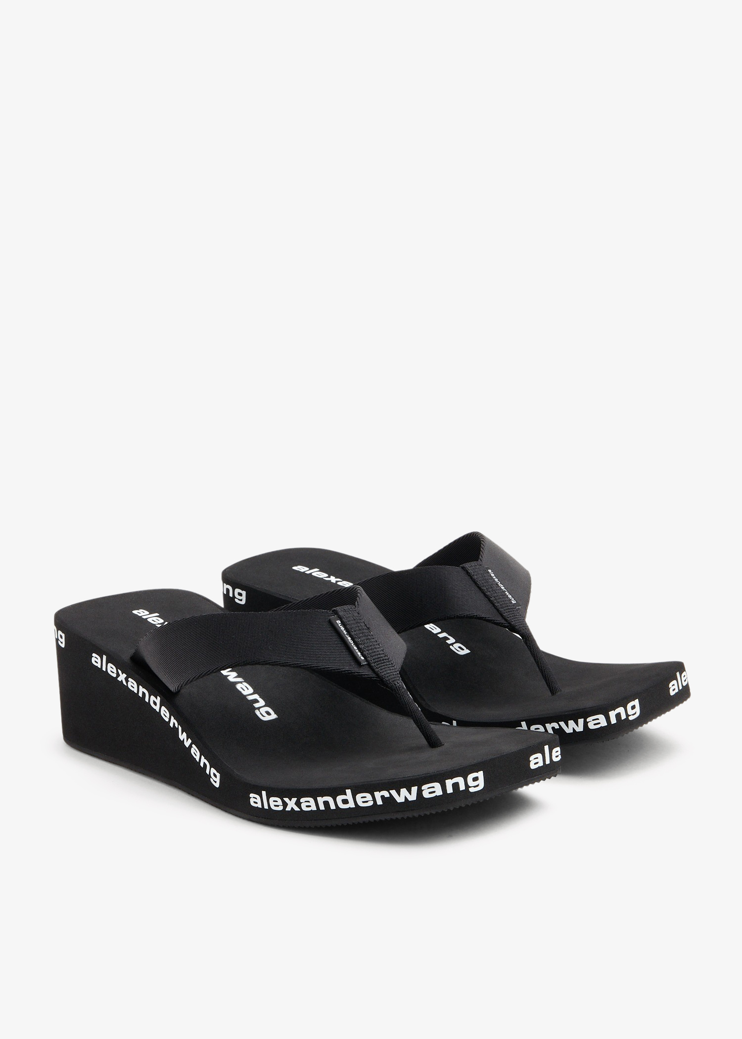 サンダル・ミュール ALEXANDER WANG Women Sandals 30321S033 001 Black julie 105mm nylon tubular sandal in BLACK | alexanderwang®