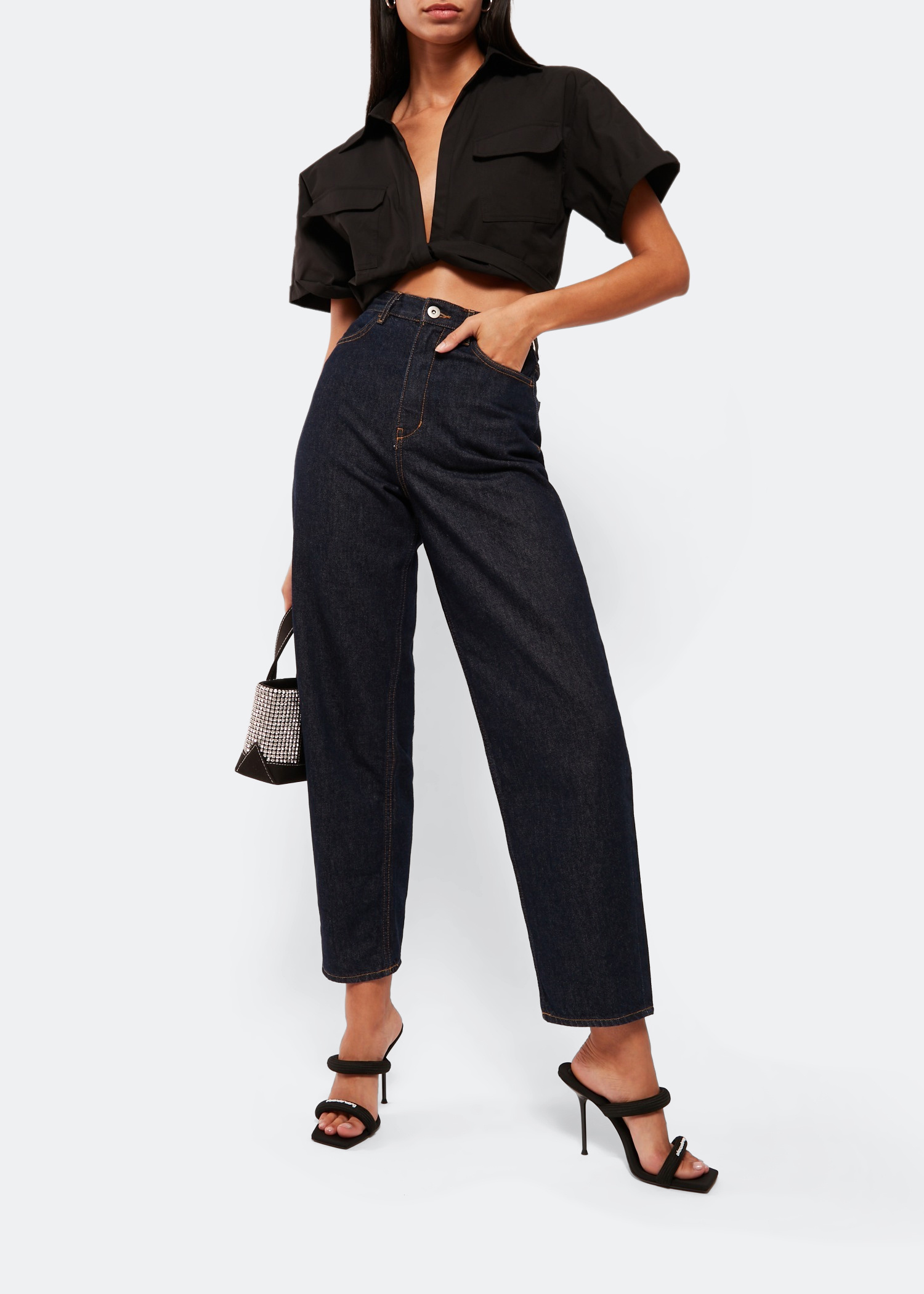 Alexander Wang Julie sandals for Women - Black in UAE