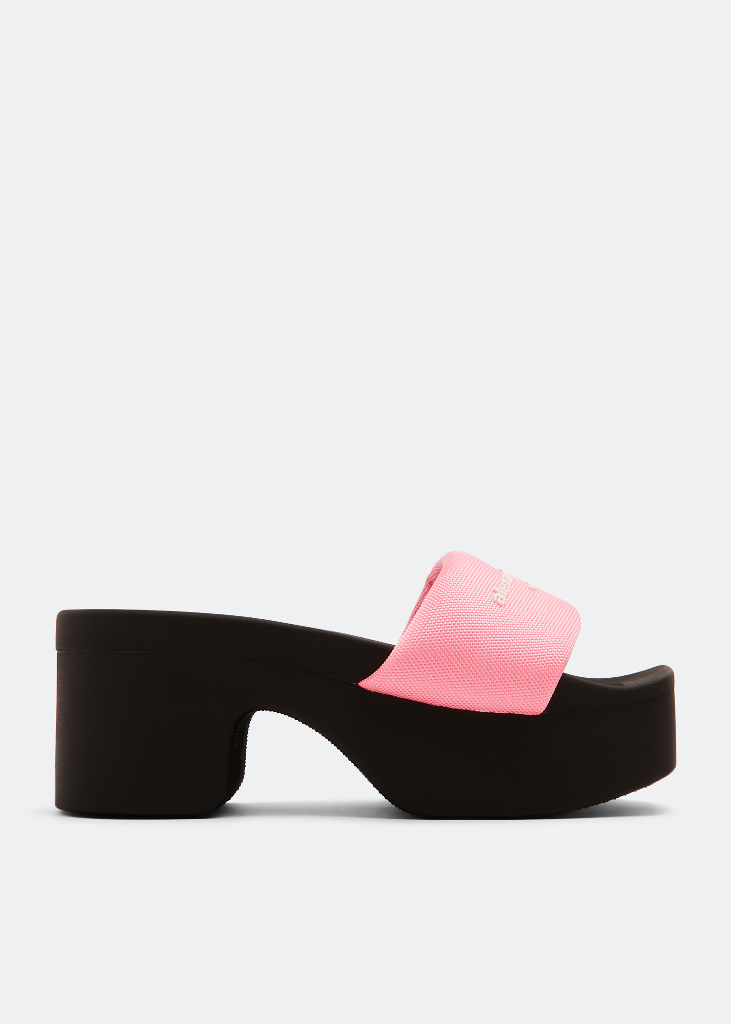 ☆厚底☆【Alexander Wang】★aw platform slide in nylon★ Alexander Wang AW PLATFORM SLIDE IN NYLON | REVERSIBLE