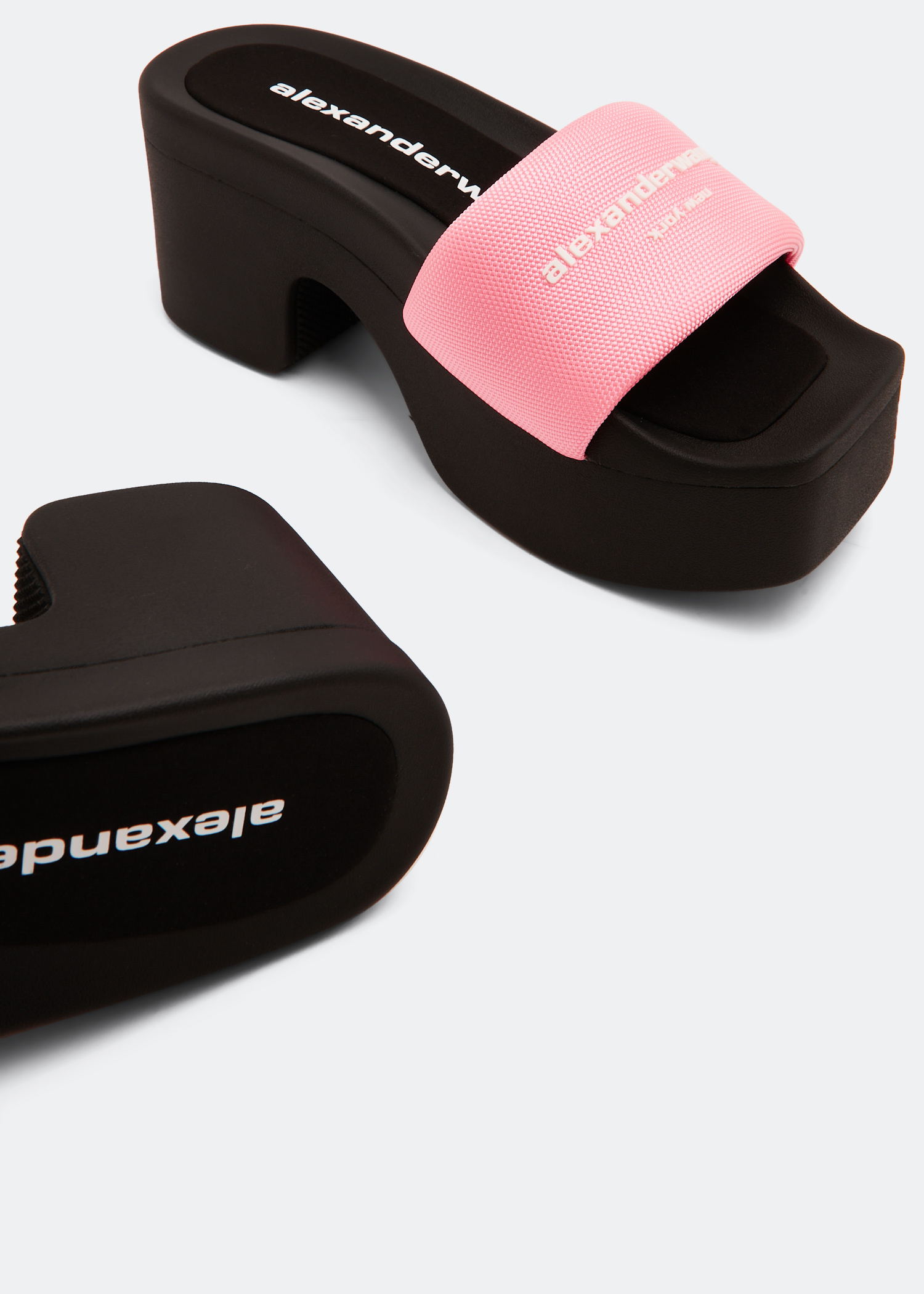 Alexander Wang AW platform slides for Women - Pink in UAE