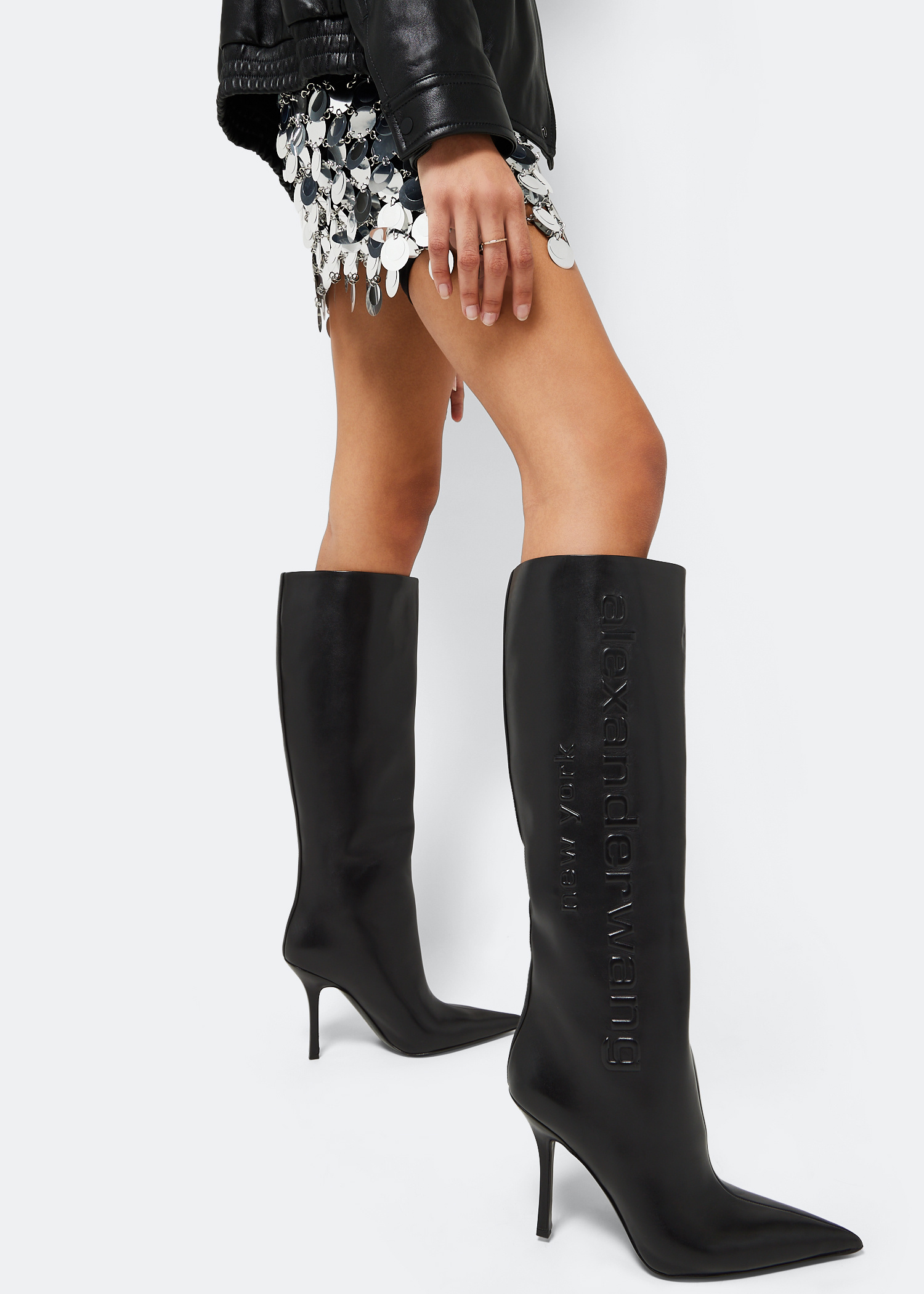 ブーツその他 Alexander Wang BOOTS (30423B001 001) Alexander Wang Delphine 105 boots for Women - Black in UAE