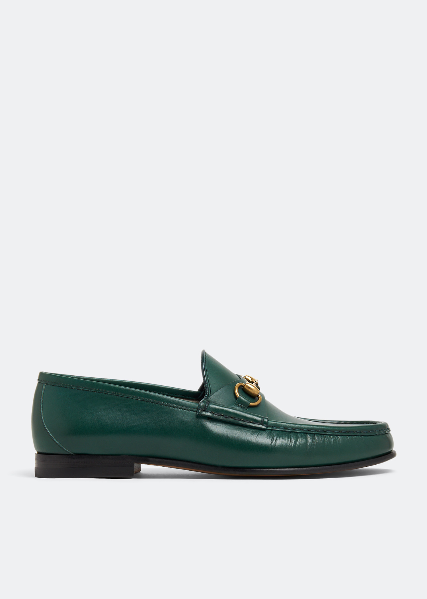 1953 Horsebit Loafers Gucci - Green and Gold 10.5 you can’t find these anywhere! Gucci Horsebit-Embellished Corduroy And Leather Loafers  main image 2