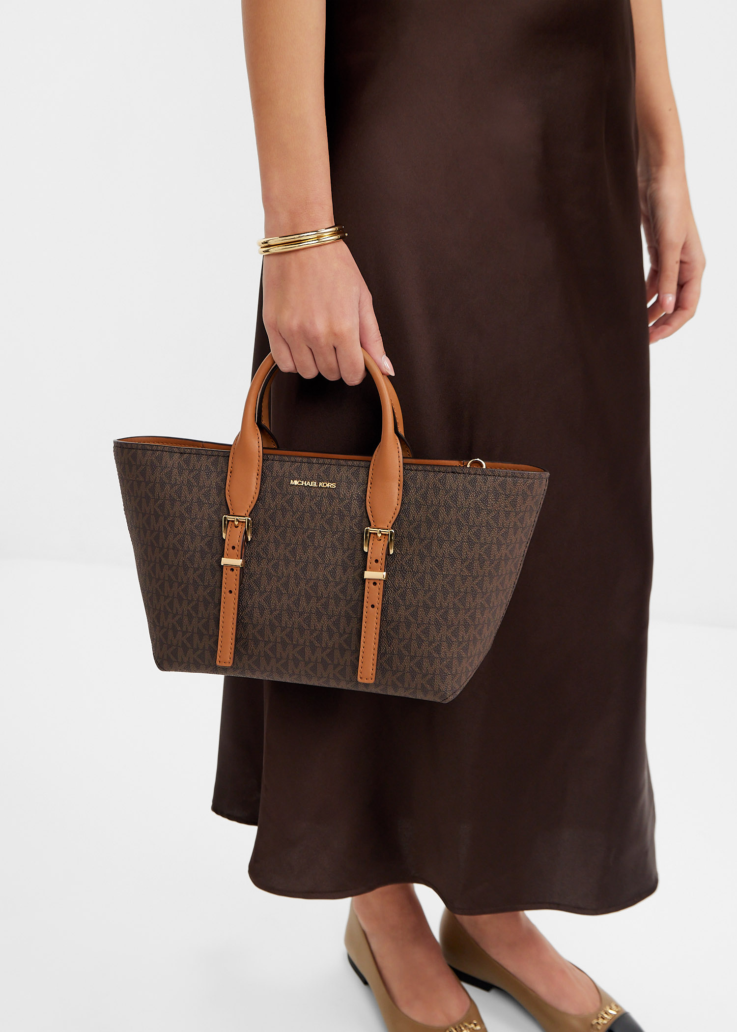Michael Kors Moore small tote bag for Women - Brown in Qatar