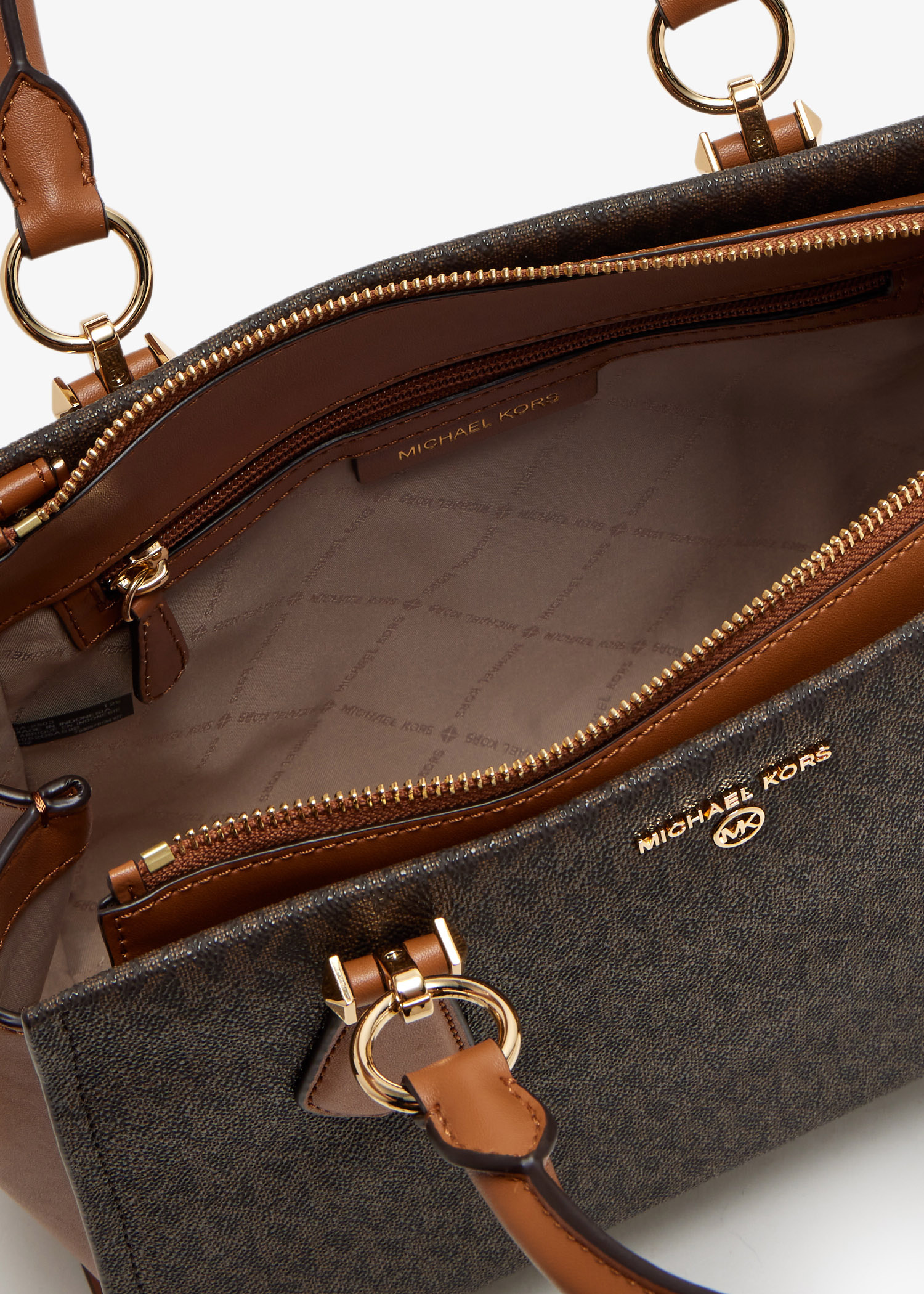 Anna 美品MICHAEL KORS Michael Kors Women's Greenwich Small Color-Block Logo and