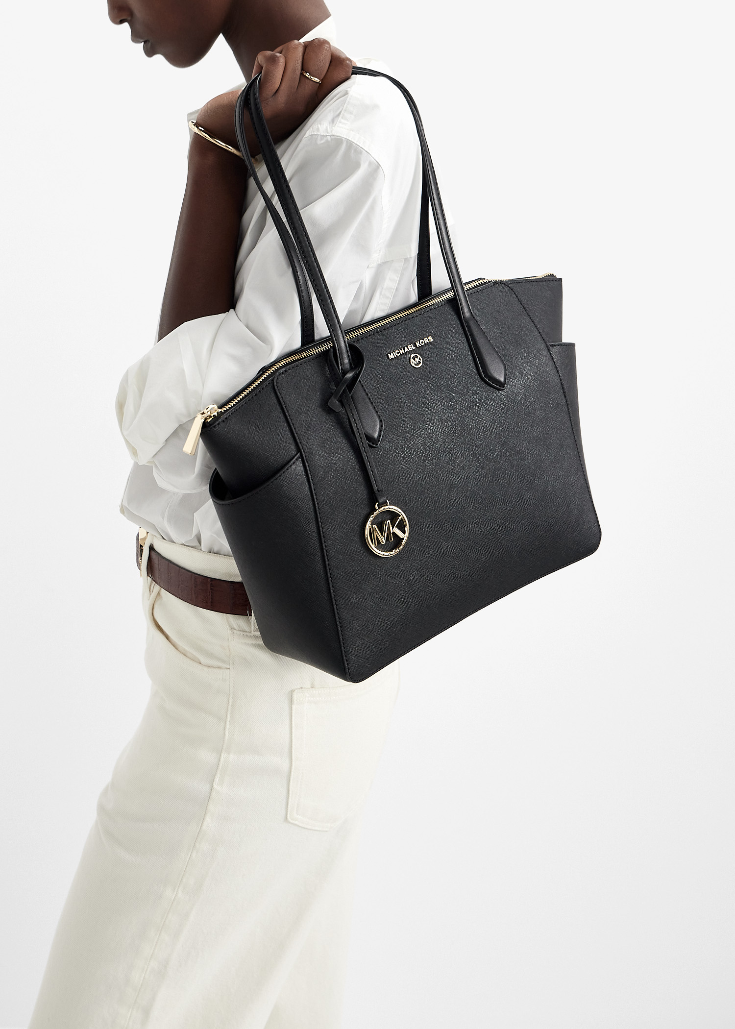 Michael Kors Marilyn medium tote bag for Women - Black in