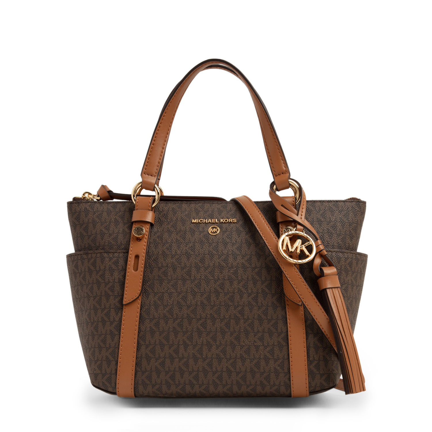 Michael Kors Mel medium logo tote bag for Women - Brown in