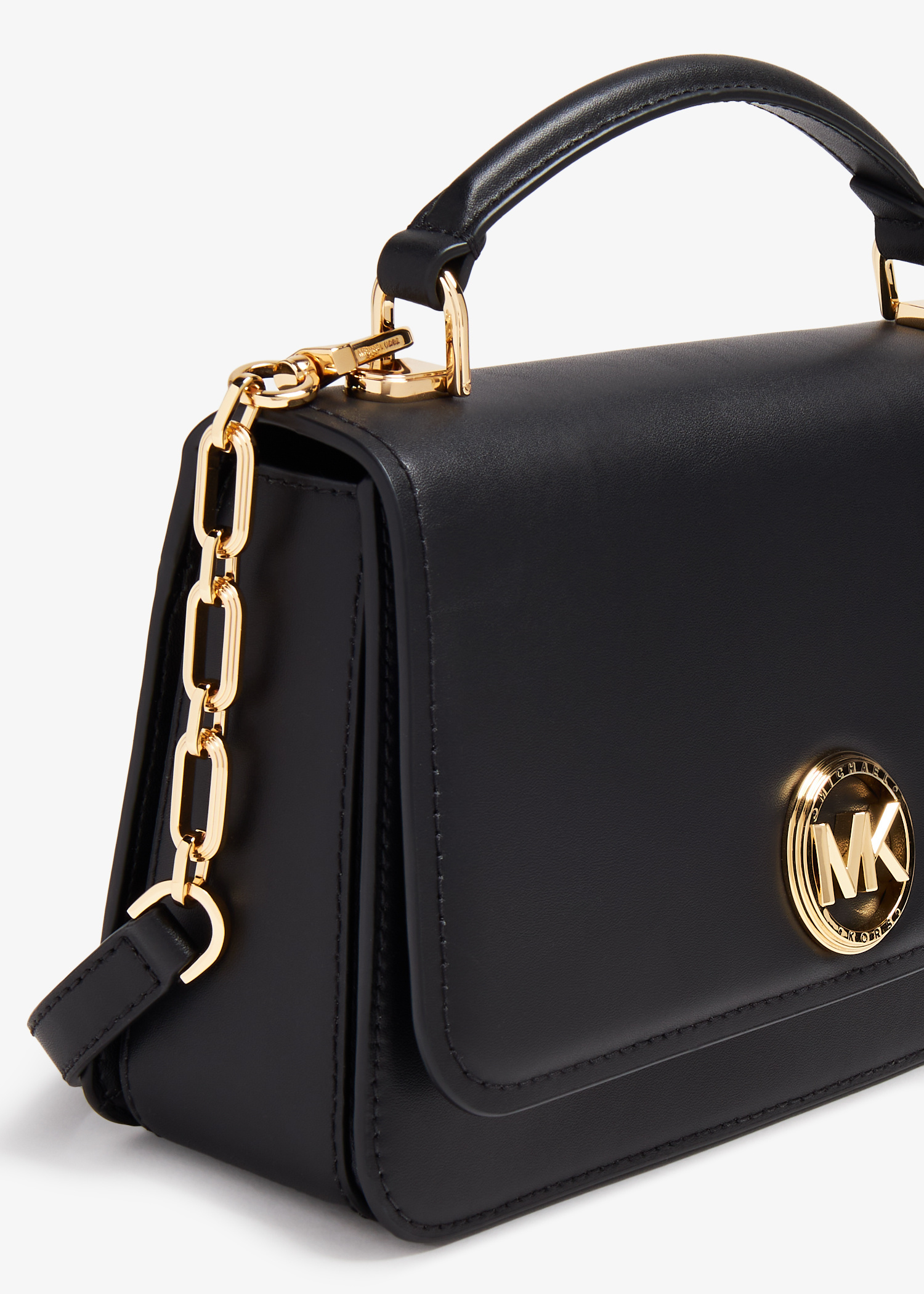 Michael Kors Delancey medium satchel for Women - Black in KSA 