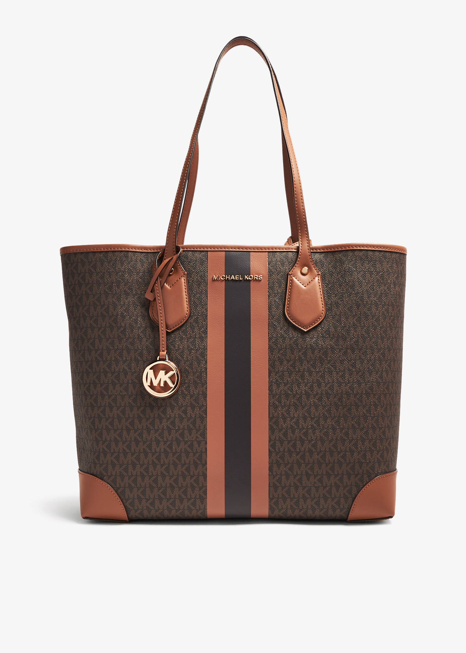 Michael Kors Eva large tote bag for Women - Brown in USA | Level Shoes
