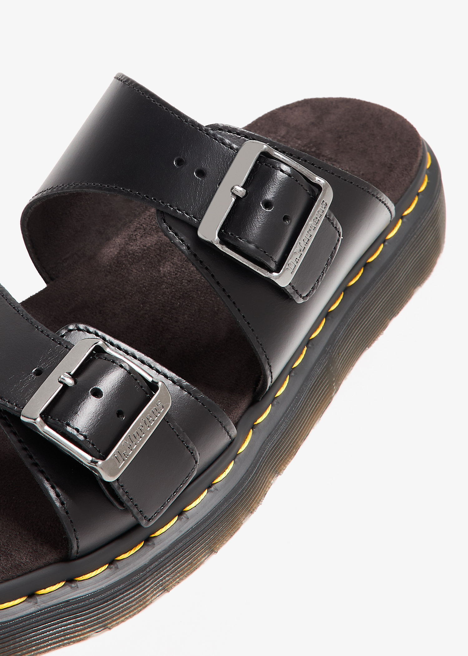Dr. Martens Josef Men\'s Size 12 US Black Leather Analine Buckle Sandals 31570001 drm-31570001_black-analine.jpg  main image 3