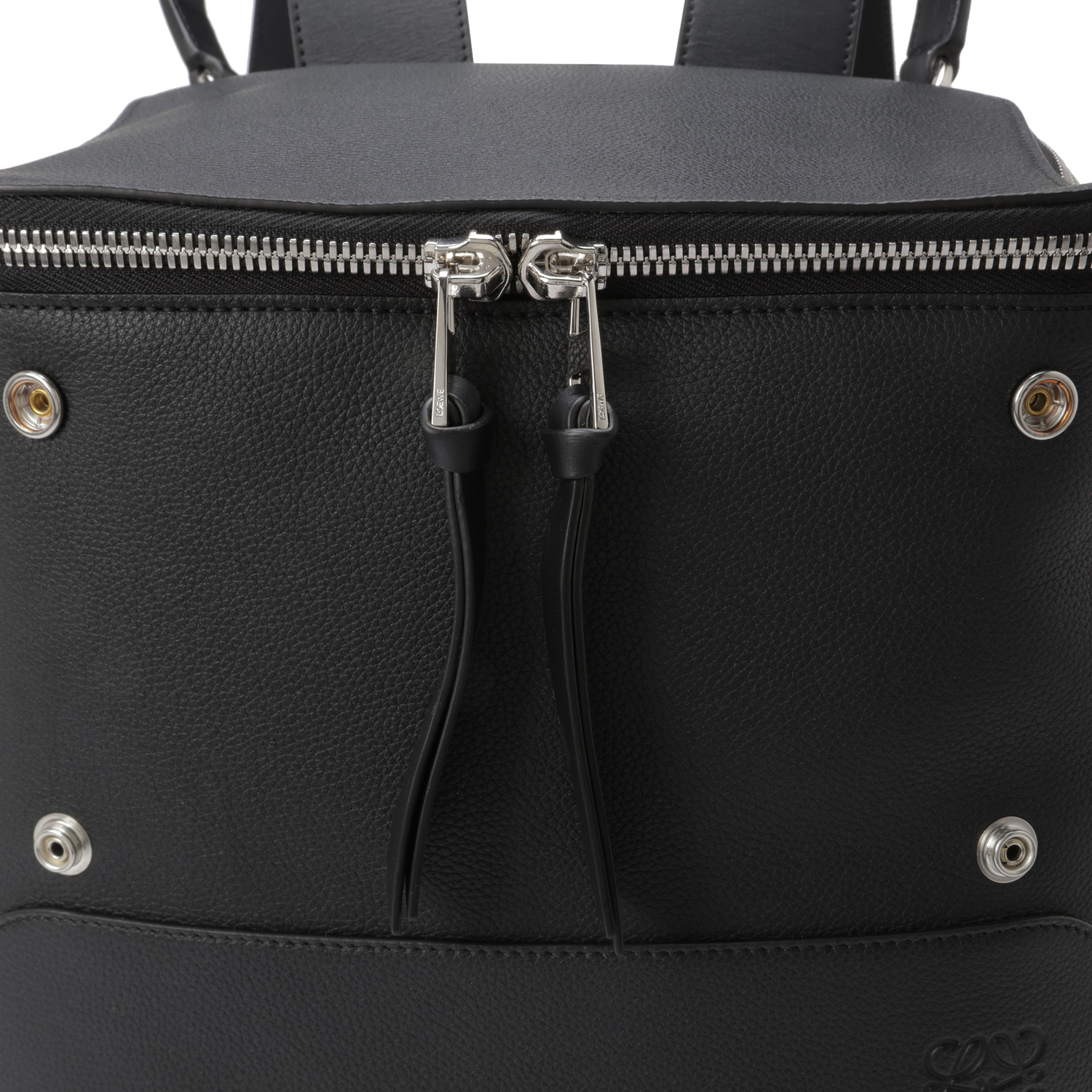 Loewe Goya Backpack Calfskin Leather Mocha Brown Gray Black Silver Loewe Backpack Black Bags & Handbags for Women | eBay main image 4