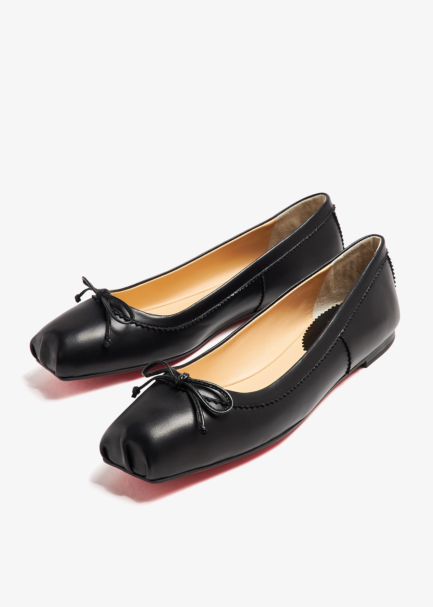 Me+em Stud Agodor Black Ballet Flats For Women Mary Jane Shoes Me