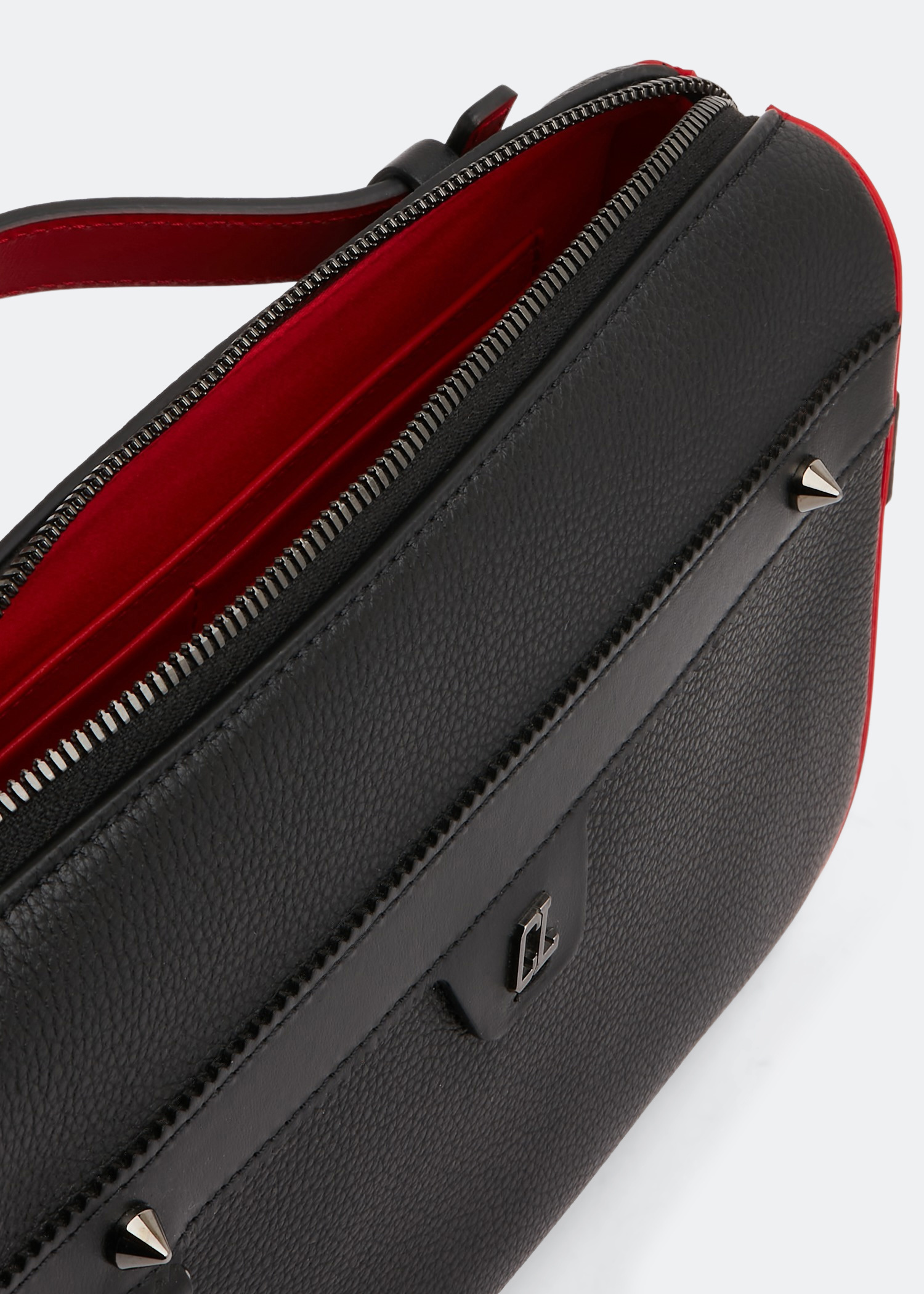 チョコ　ルブタン LOUBICLIC MESSENGER SMALL チョコ様専用 ルブタン LOUBICLIC MESSENGER SMALL - メルカリ