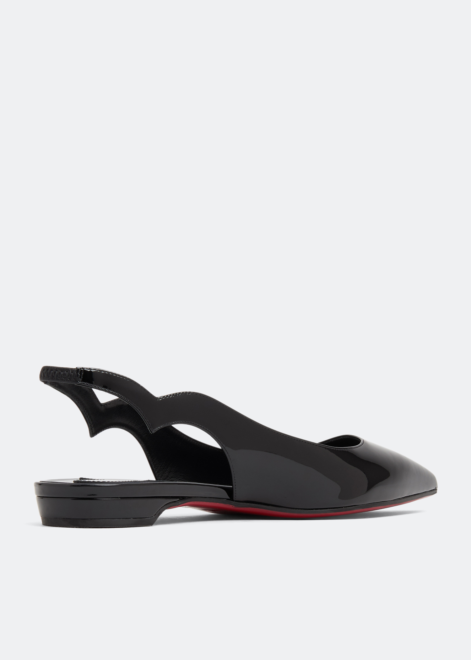 フラットシューズ CHRISTIAN LOUBOUTIN Woman Ballet flats Black 1250355 B439 Baballet Strass - Ballerinas - Mesh and strass - Black
