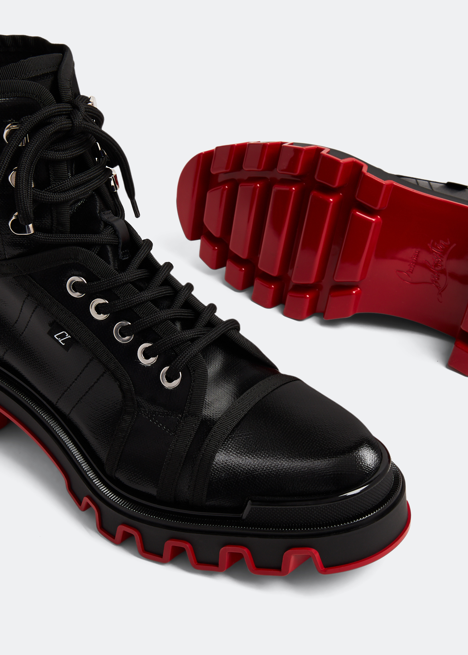 Christian Louboutin Panaroot Dune boots for Men - Black in  display picture 1
