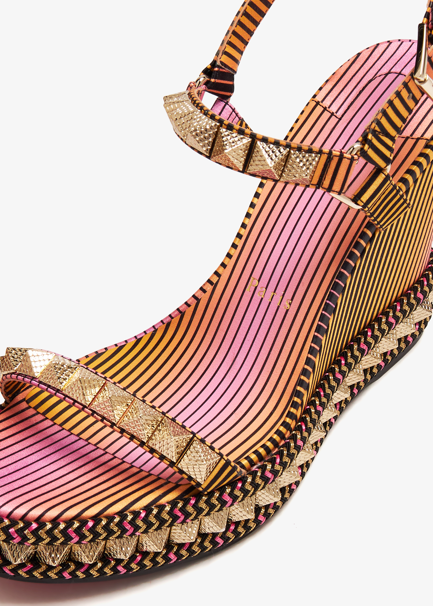 Christian Louboutin Pyraclou 110 wedge sandals for Women