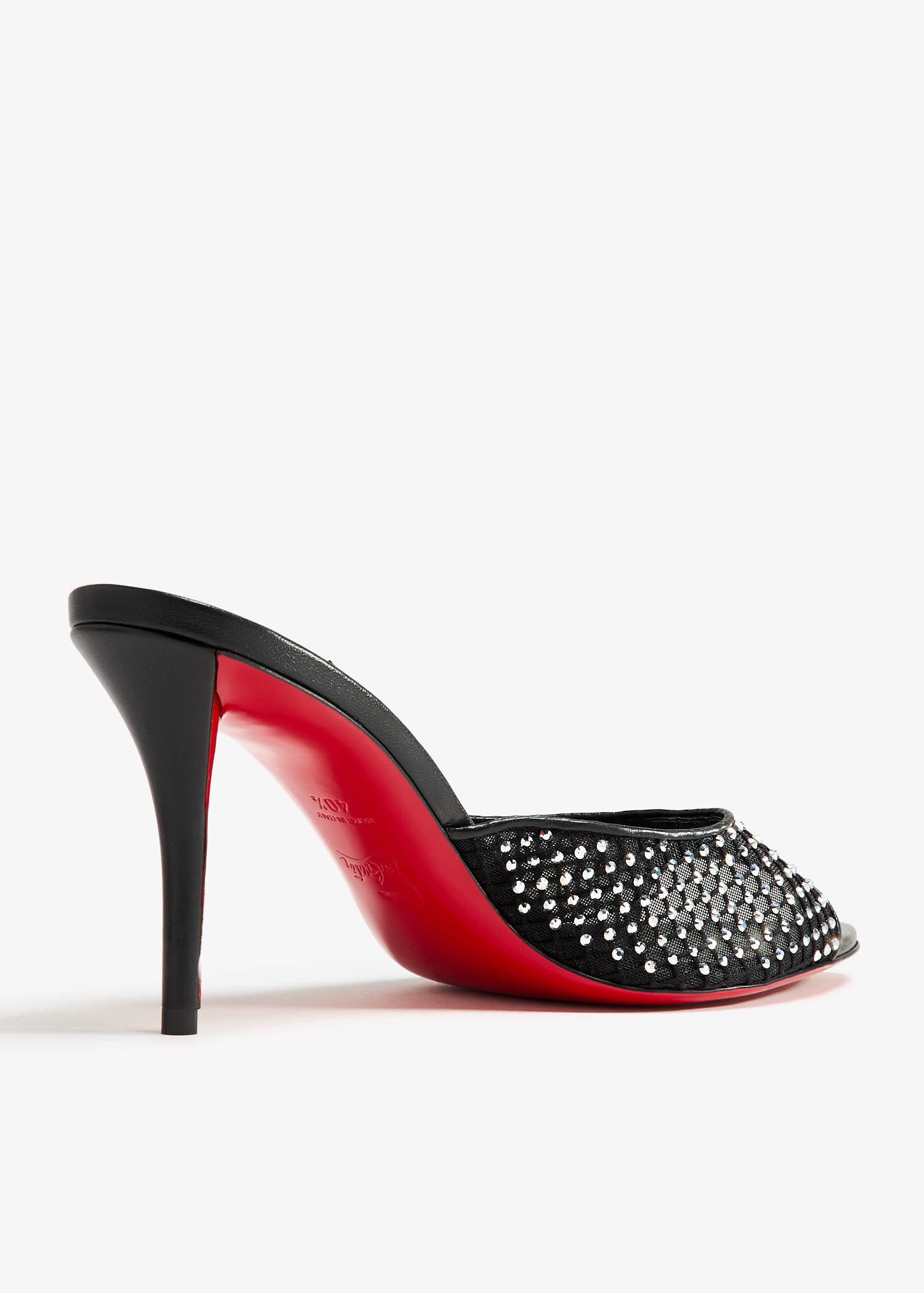 Christian Louboutin チェック柄 ウェッジヒール 約10cm Miss Z - 60 mm Pumps - Patent calf leather - Black - Women