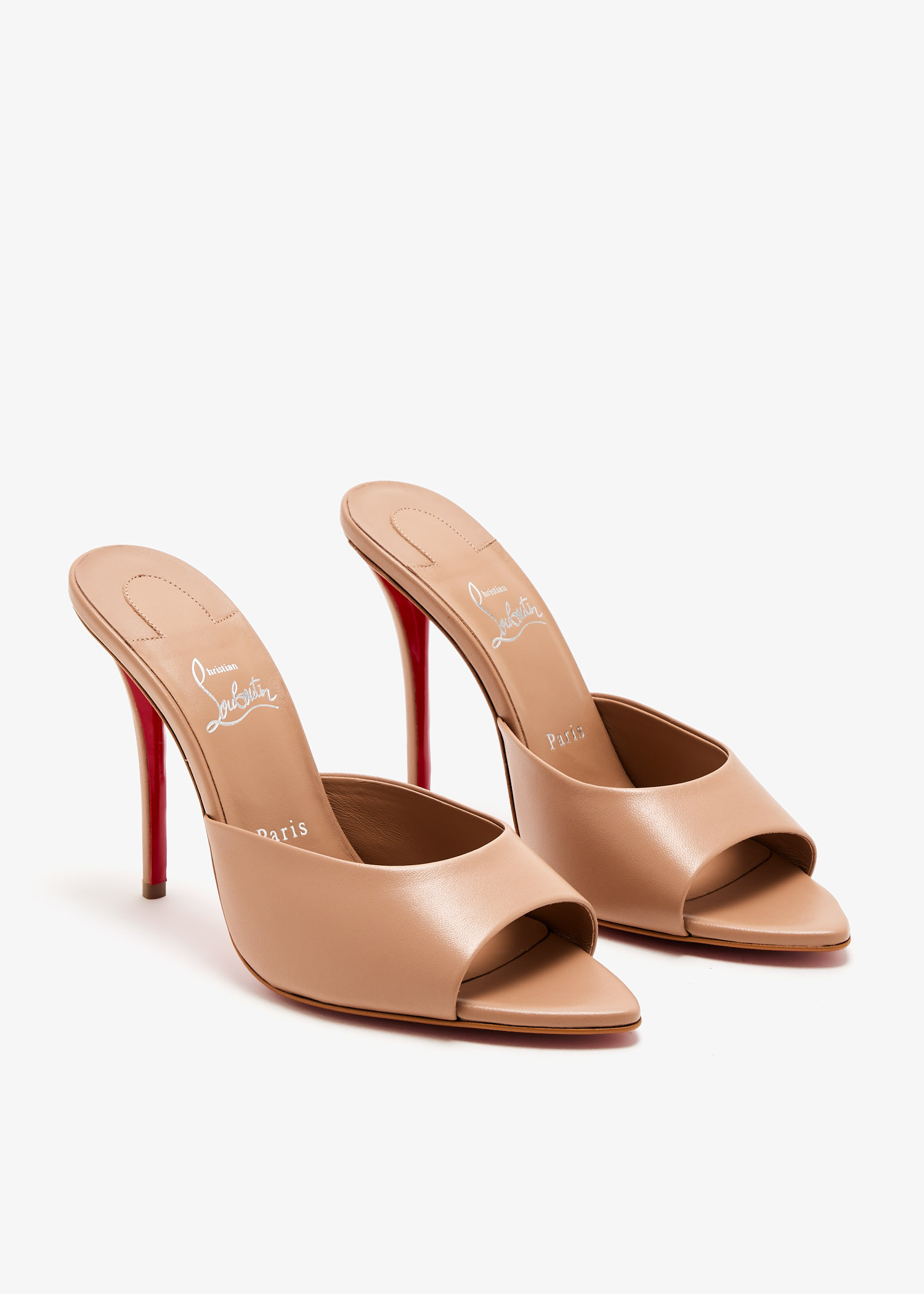 Christian Louboutin Miss Z 100 mules for Women - Beige in