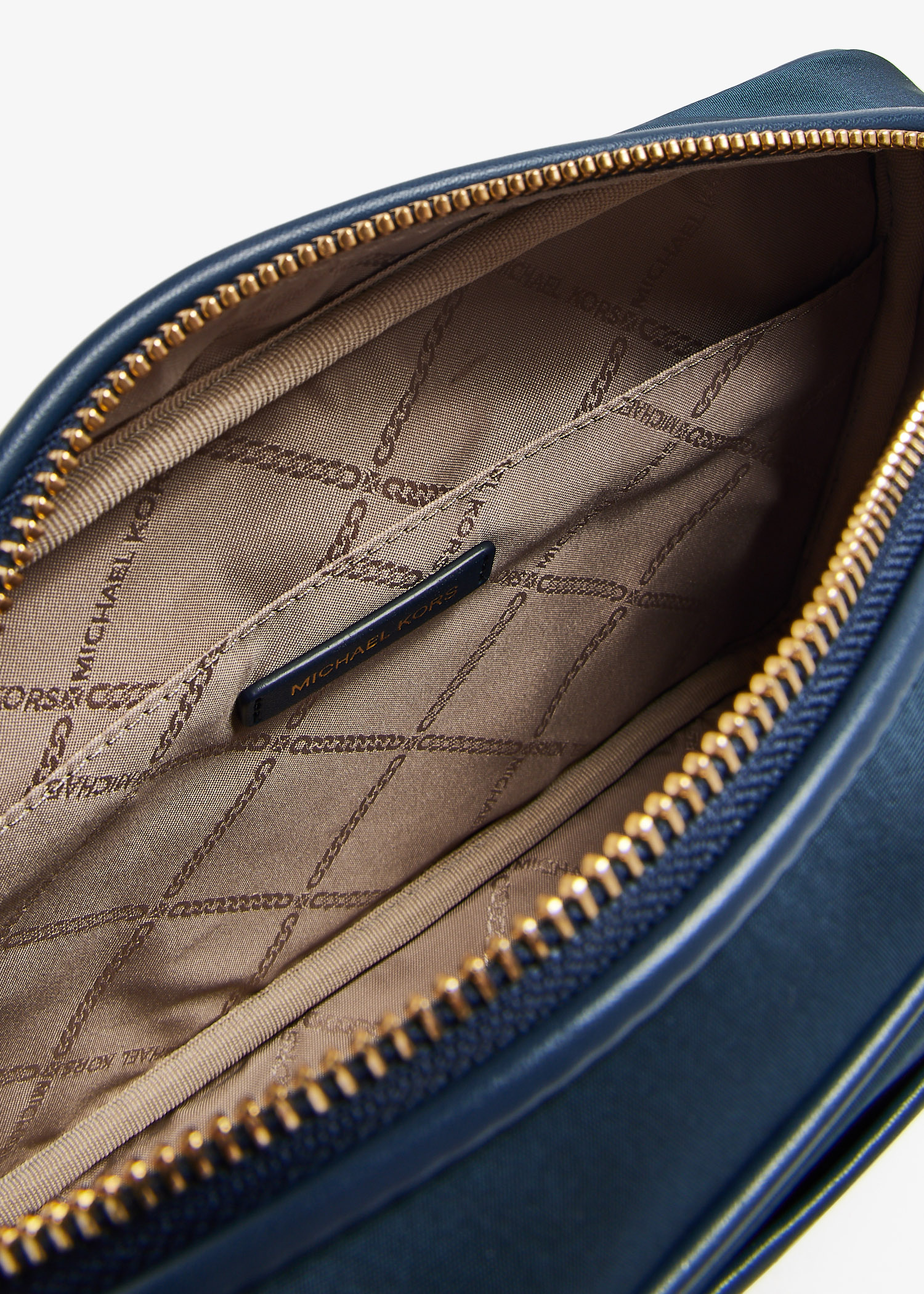 Michael Kors Jet Set large nylon crossbody bag for Women - Navy in
