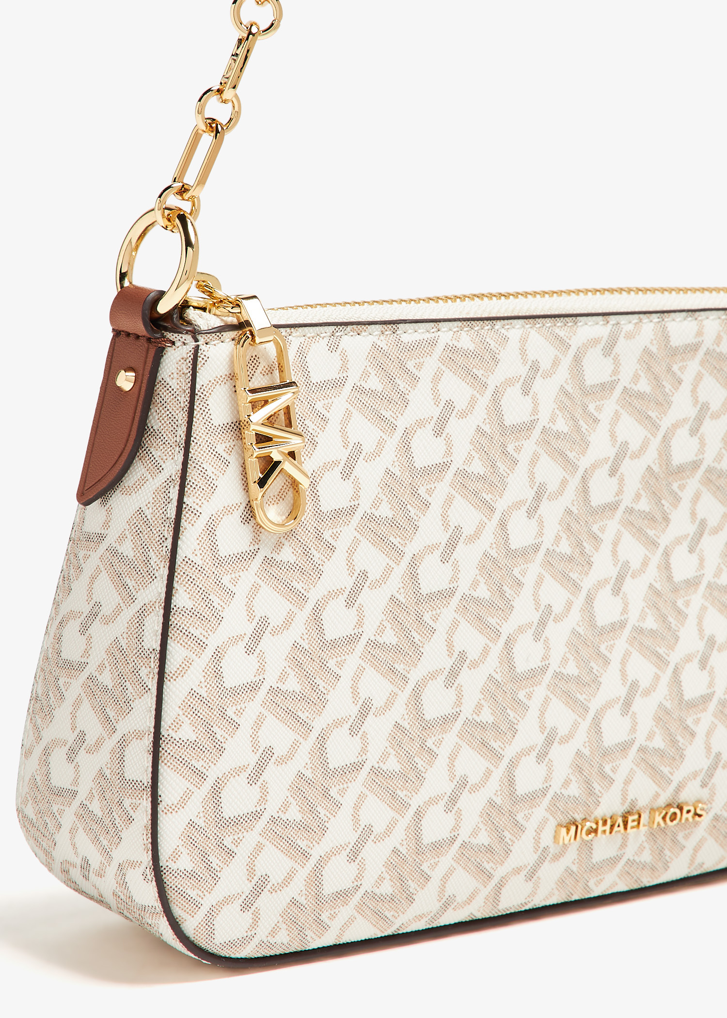 バッグ Jacquard Chain Pochette nude herlipto WENDY