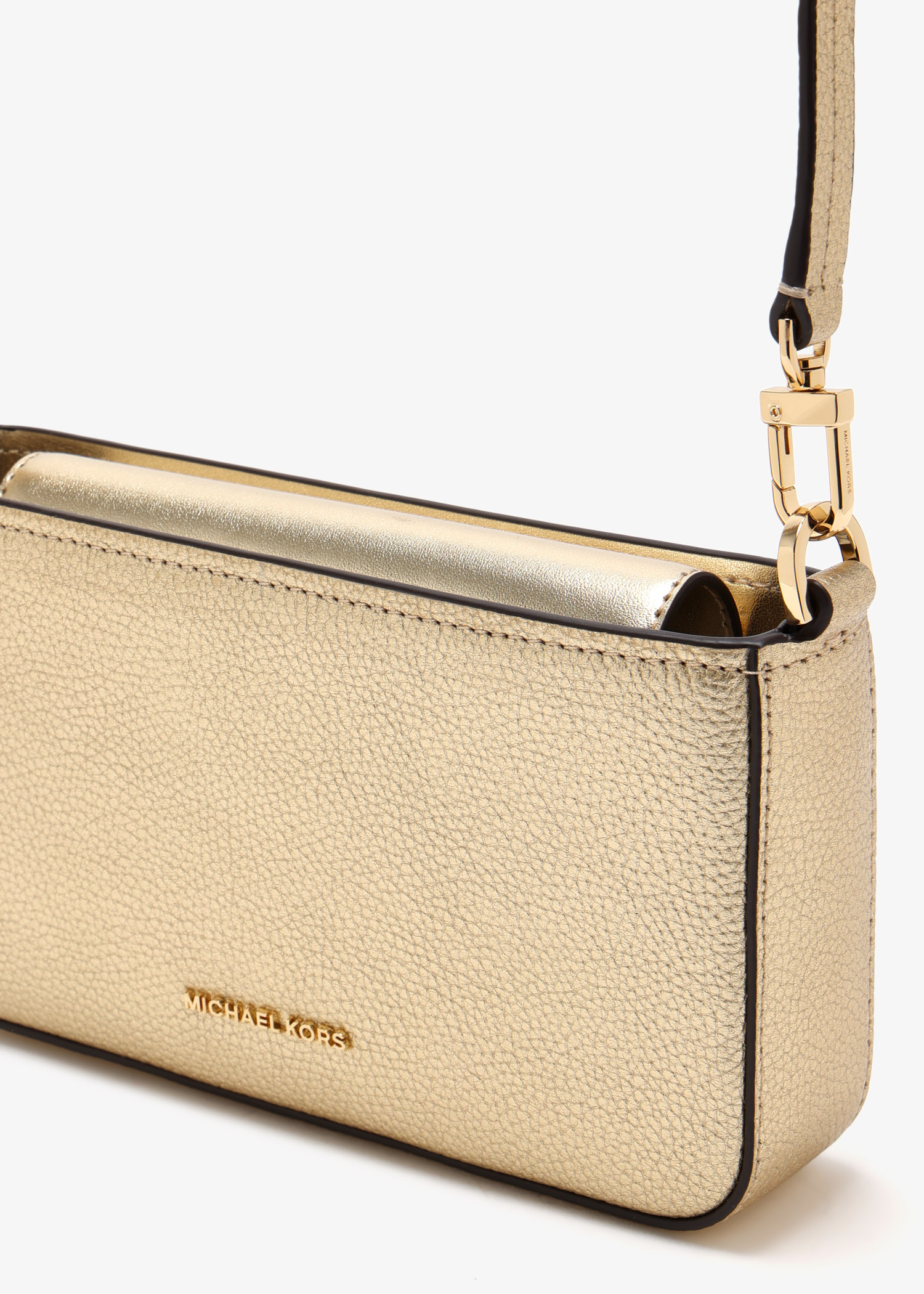 Michael Kors Bryant small convertible pochette for Women - Gold in