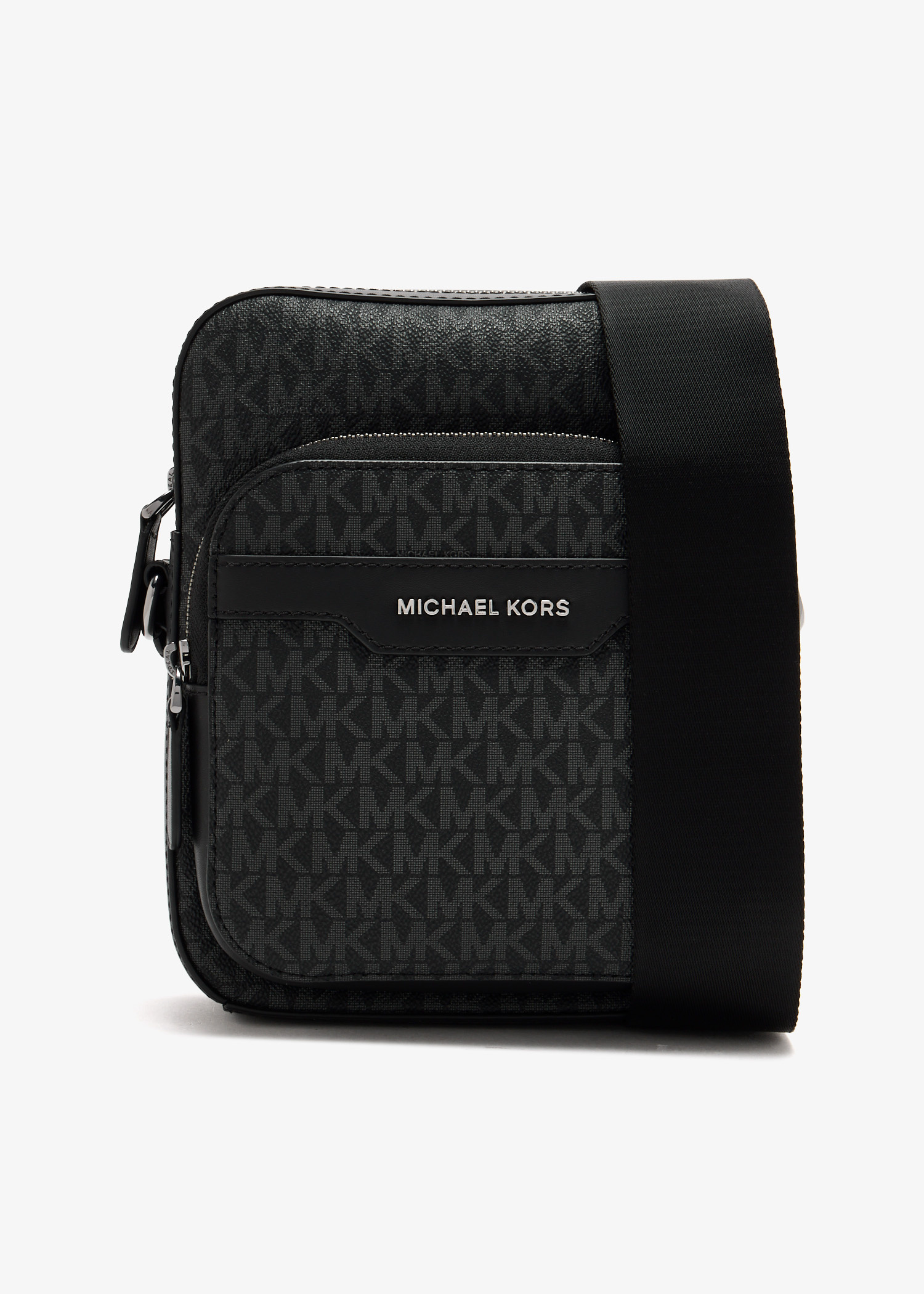 Michael Kors Hudson mini flight bag for Men - Black in USA | Level