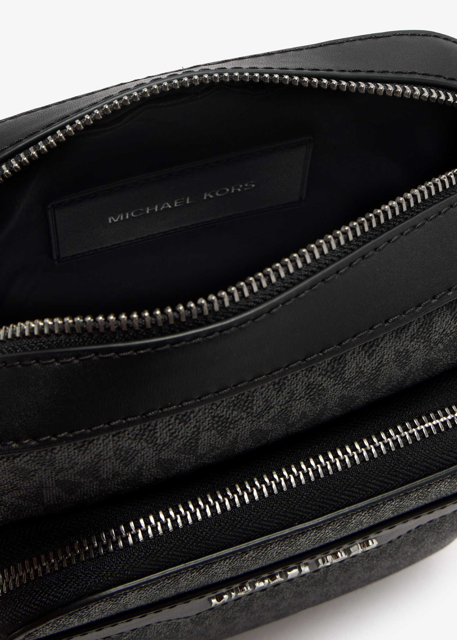 Michael Kors Hudson mini flight bag for Men - Black in USA | Level