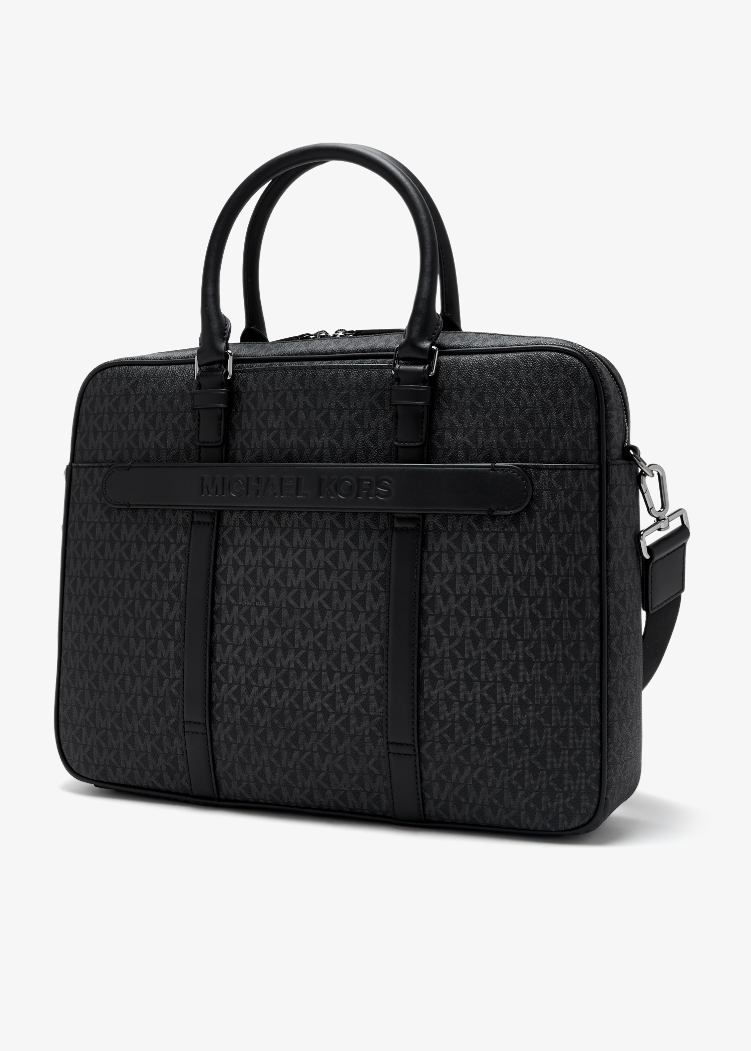 Michael Kors Hudson Logo briefcase for Men - Black in UAE