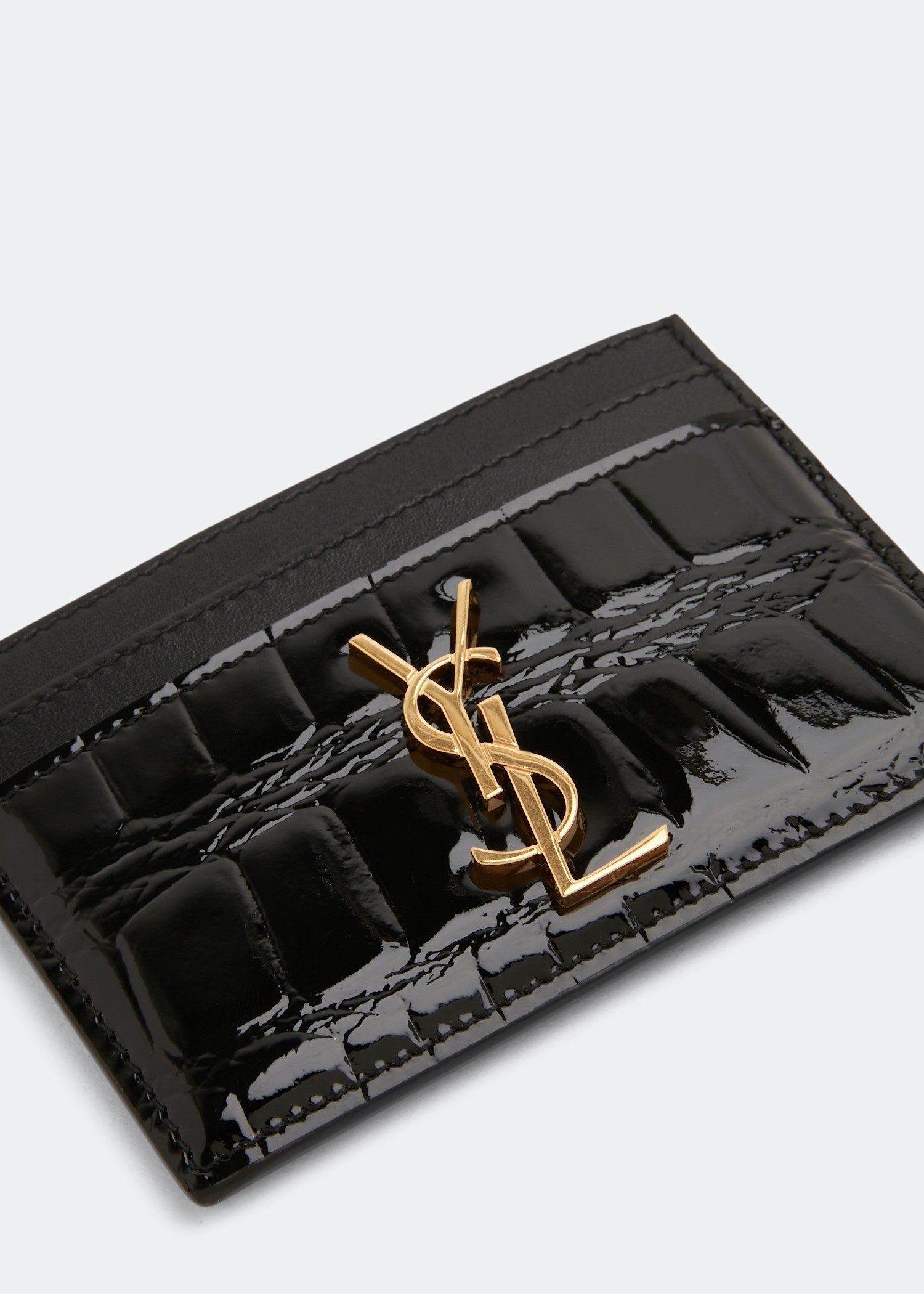 Saint Laurent Monogram card case for Women - Black in UAE