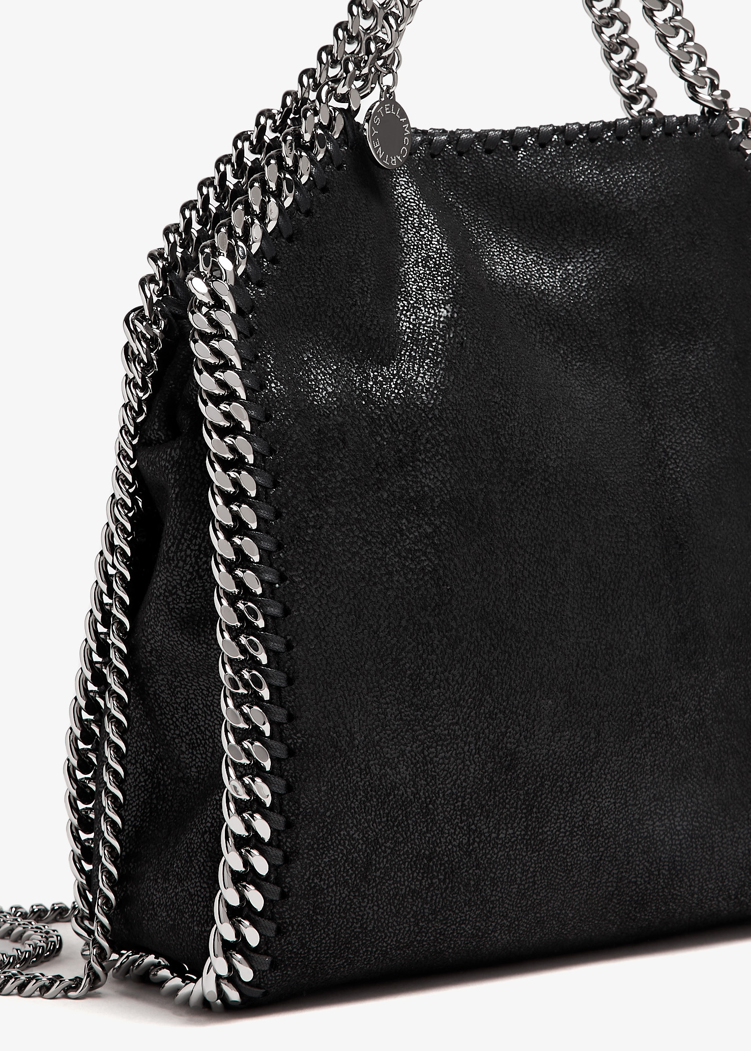 ★関税込み★ Stella McCartney Falabella Tote Bag Women Black Falabella Mini Tote Bag | Stella McCartney US