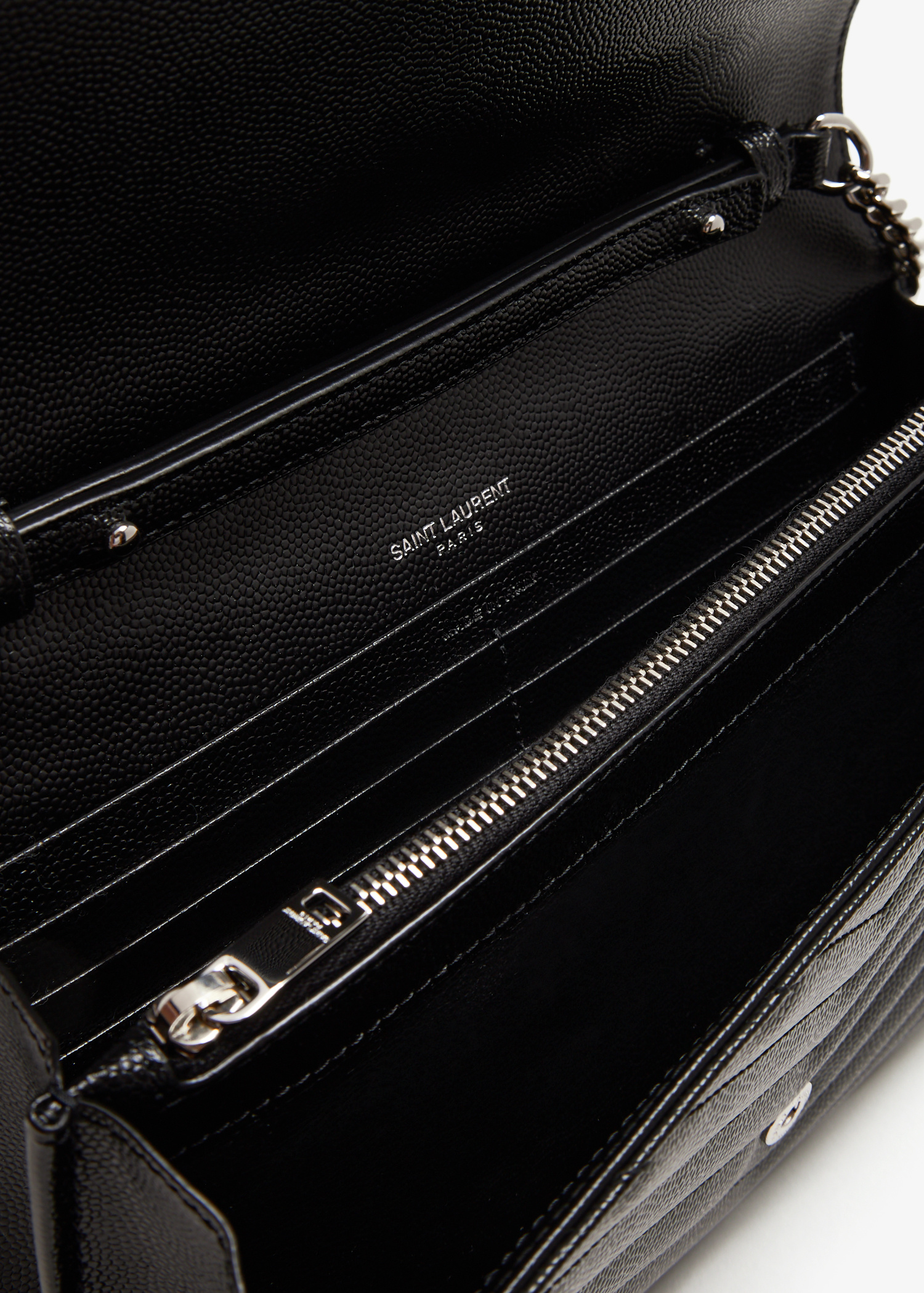 Saint Laurent Classic Cassandre chain wallet for Women