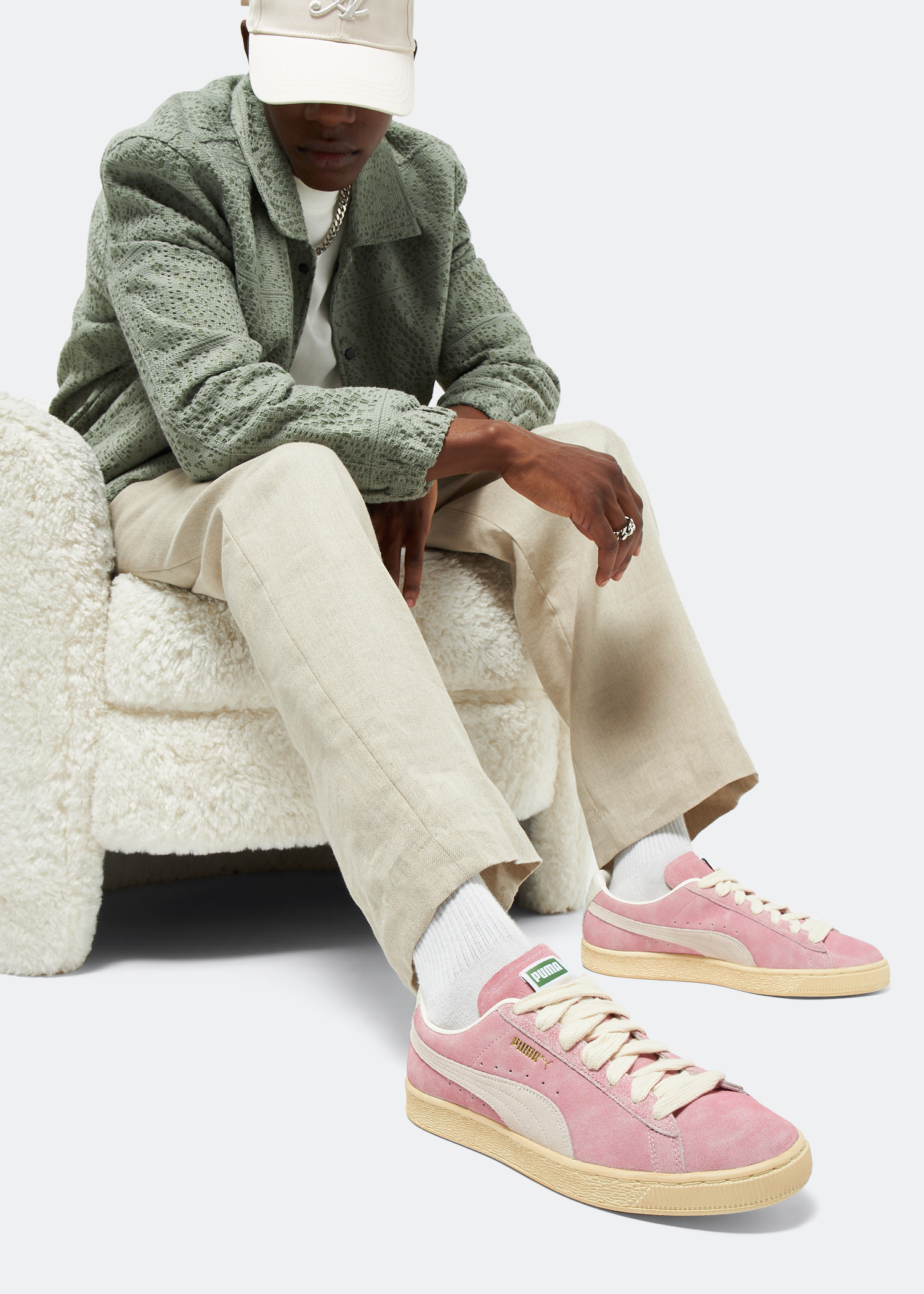 Puma x Rhuigi B-boy Suede sneakers for Men - Pink in UAE | Level Shoes