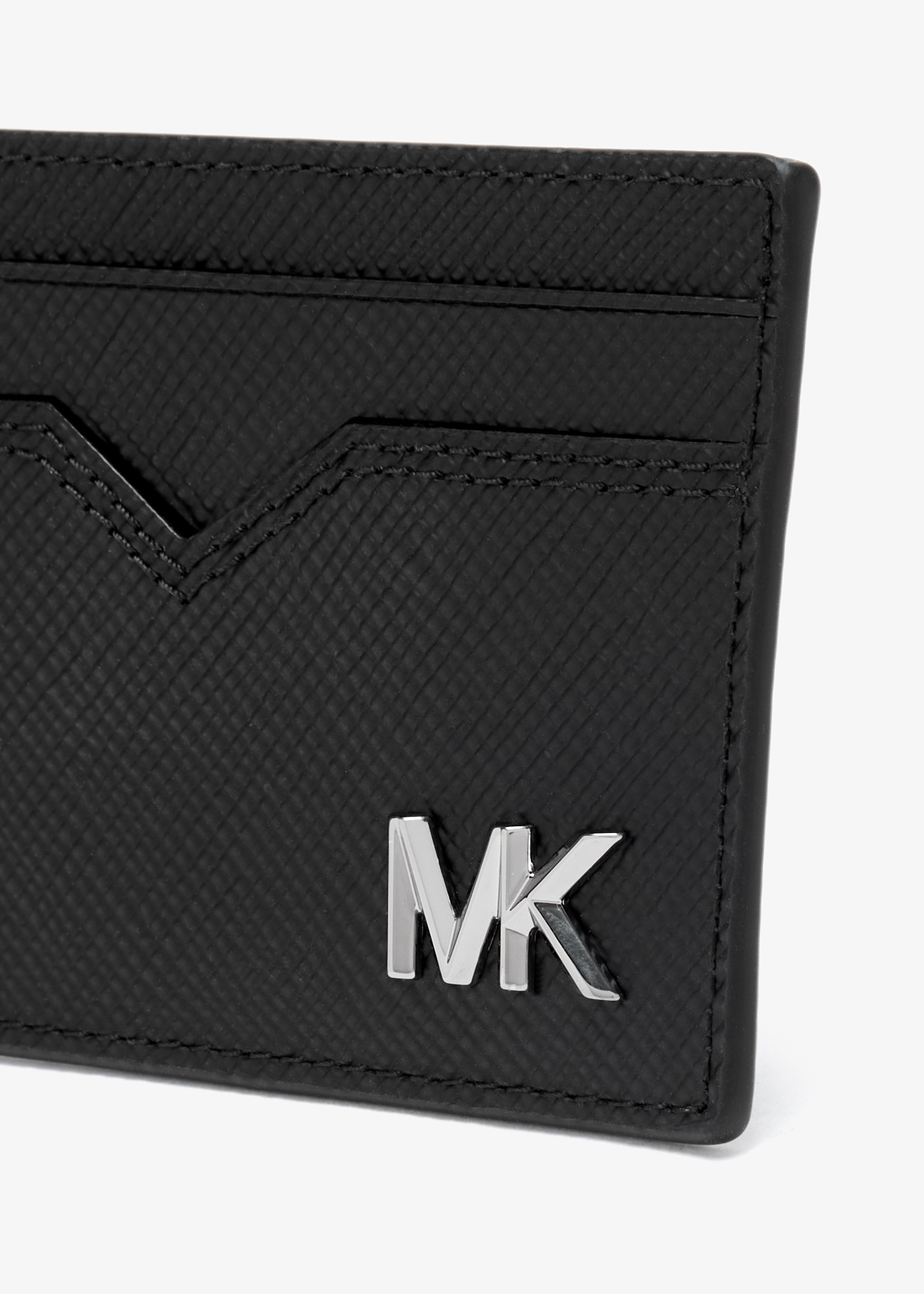 Michael Kors Notched card case for Men - Black in Qatar