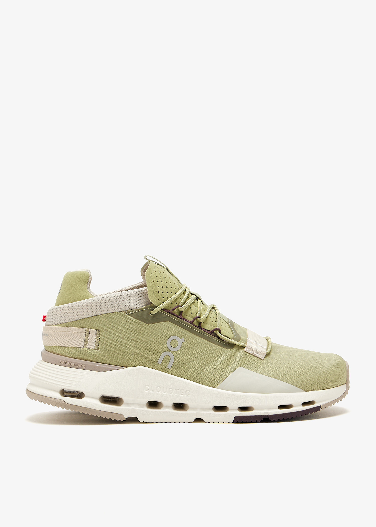 On Cloudnova Mens Size 12 Green Beige Athletic Running Shoes Walking Sneakers Amazon.com | On Cloudnova TT - Men main image 4