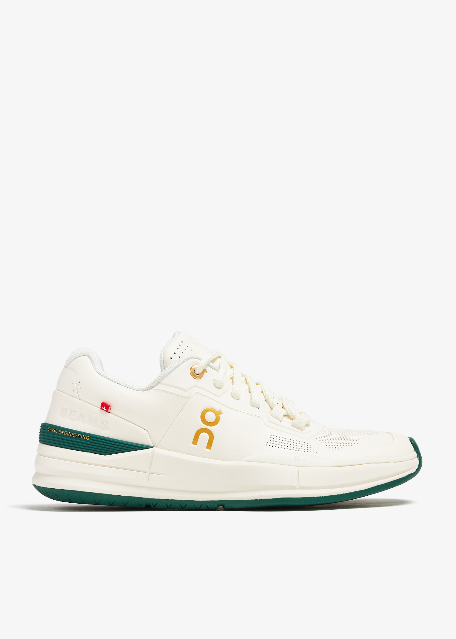 BEAMS × On THE ROGER Pro Ivory/Evergreen Men's THE ROGER Pro Beams | White | On France