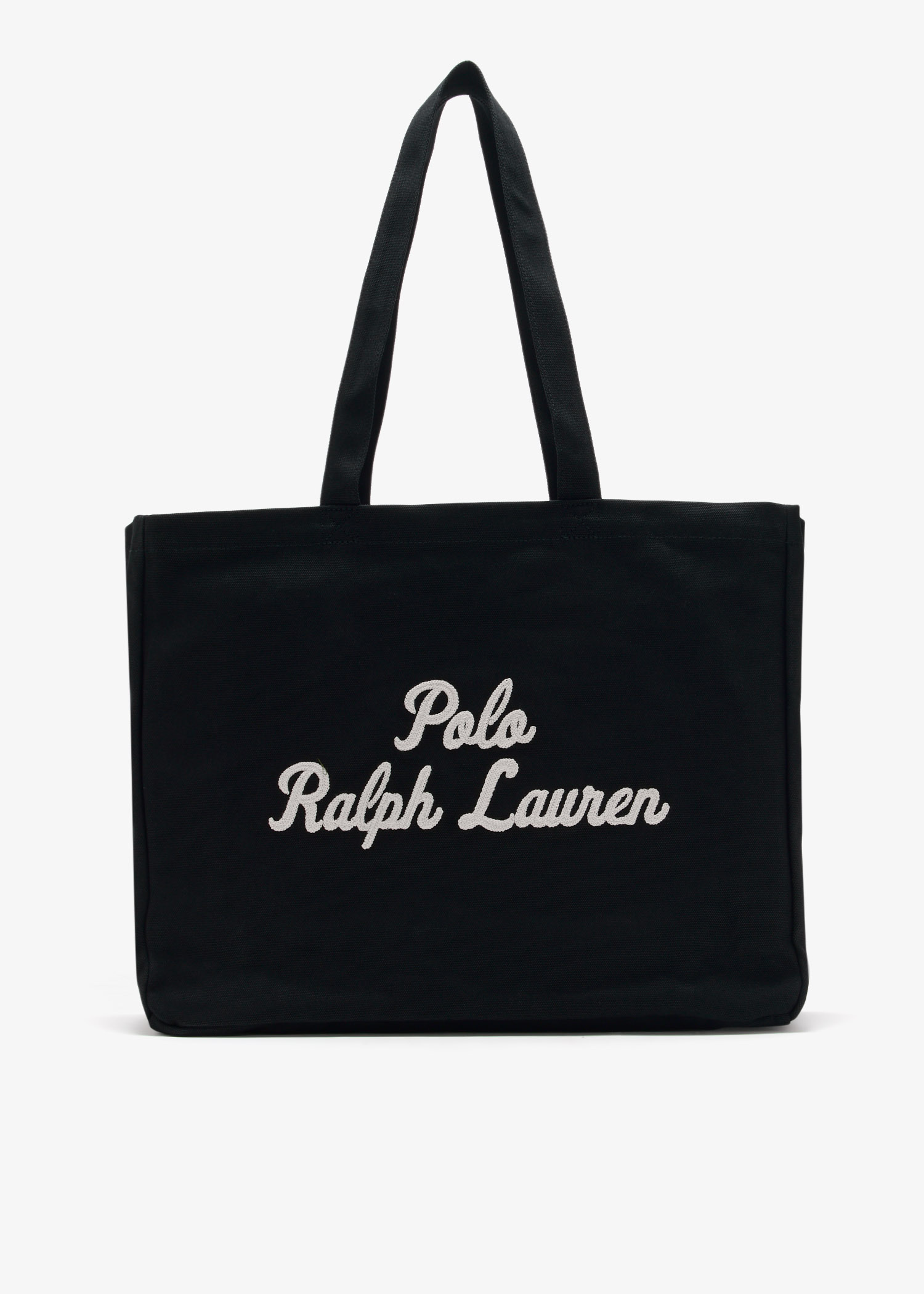 バッグ Polo by Ralph Lauren Blackwatch Tote Bag Polo Ralph Lauren Embroidered canvas tote bag for Men - Black in