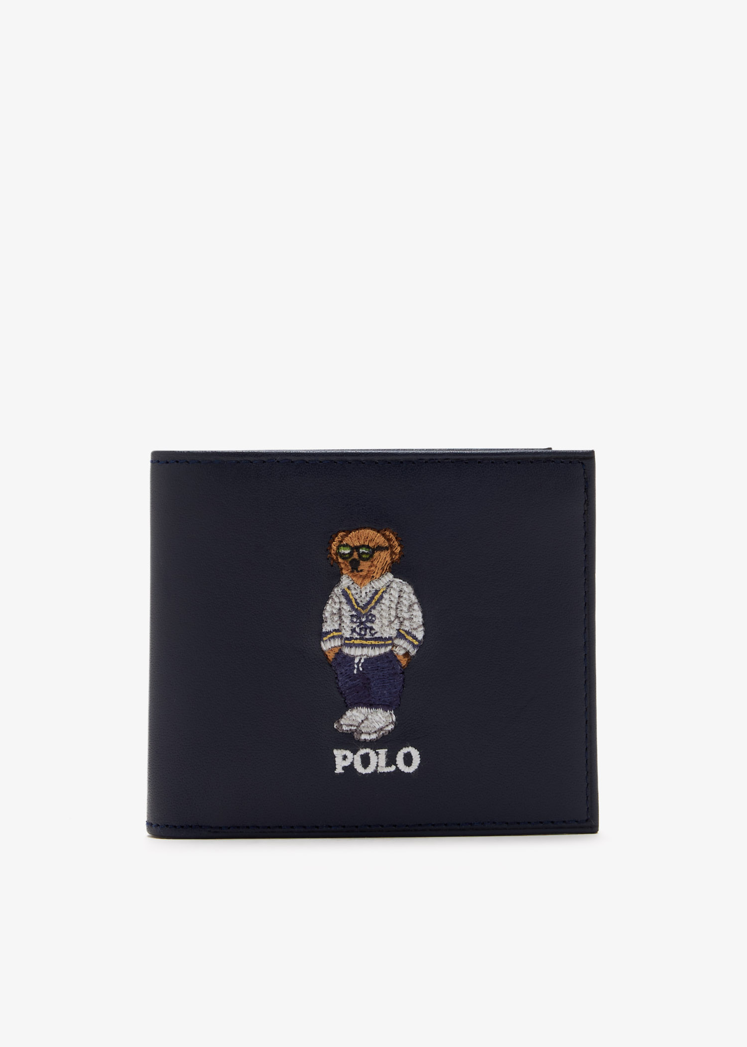 Polo Ralph Lauren Bear logo billfold wallet for Men - Blue in USA